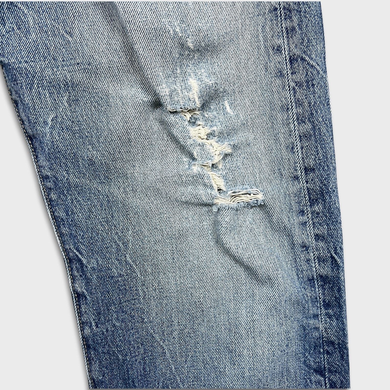 Levi's Levi's 501 Jeans 34x30 Original Fit Straight Distress Denim Size US 34 / EU 50 - 5 Thumbnail