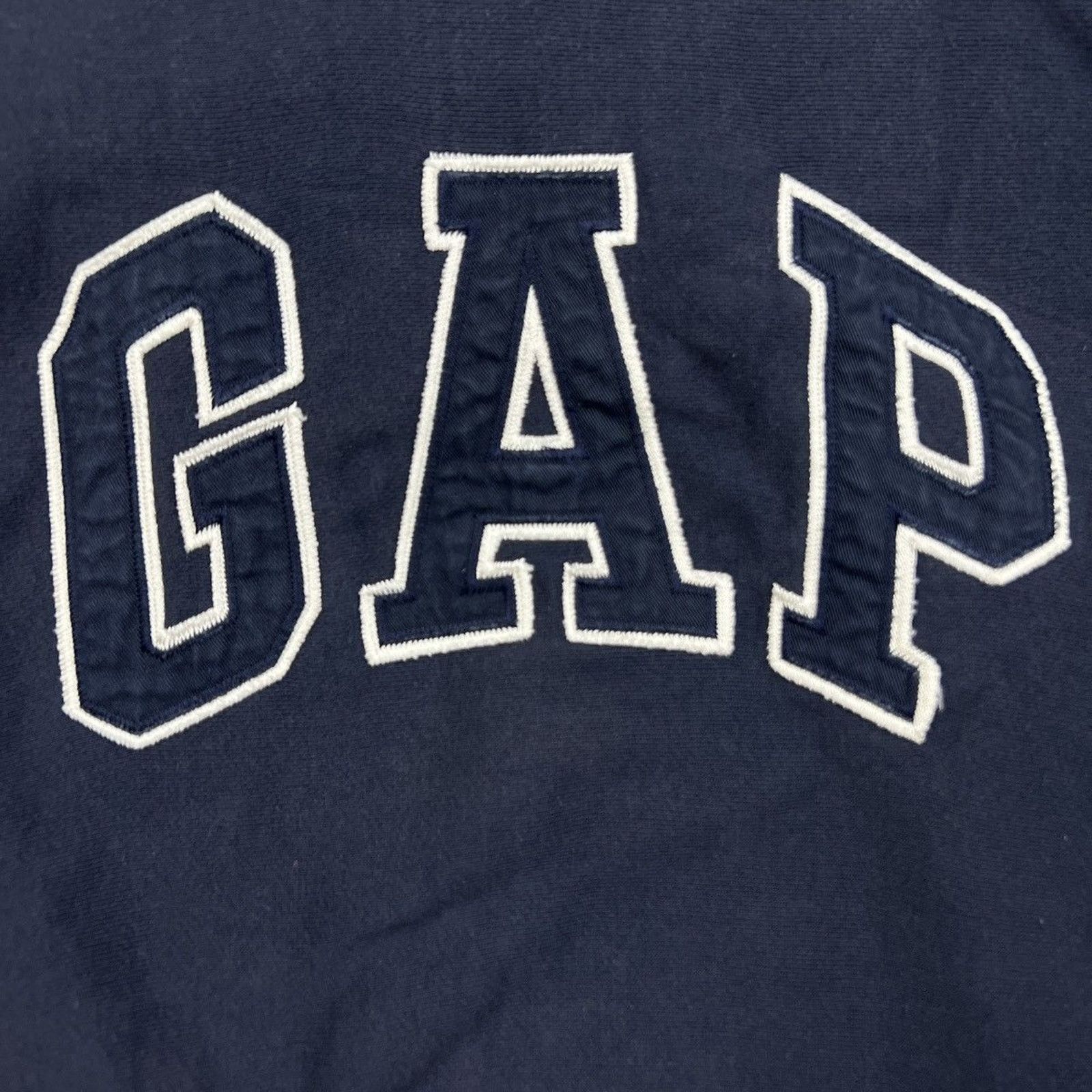 Gap × Vintage Vintage Gap Hoodie Spell Out Pullover 90s Hood Sweatshirt Size US M / EU 48-50 / 2 - 2 Thumbnail