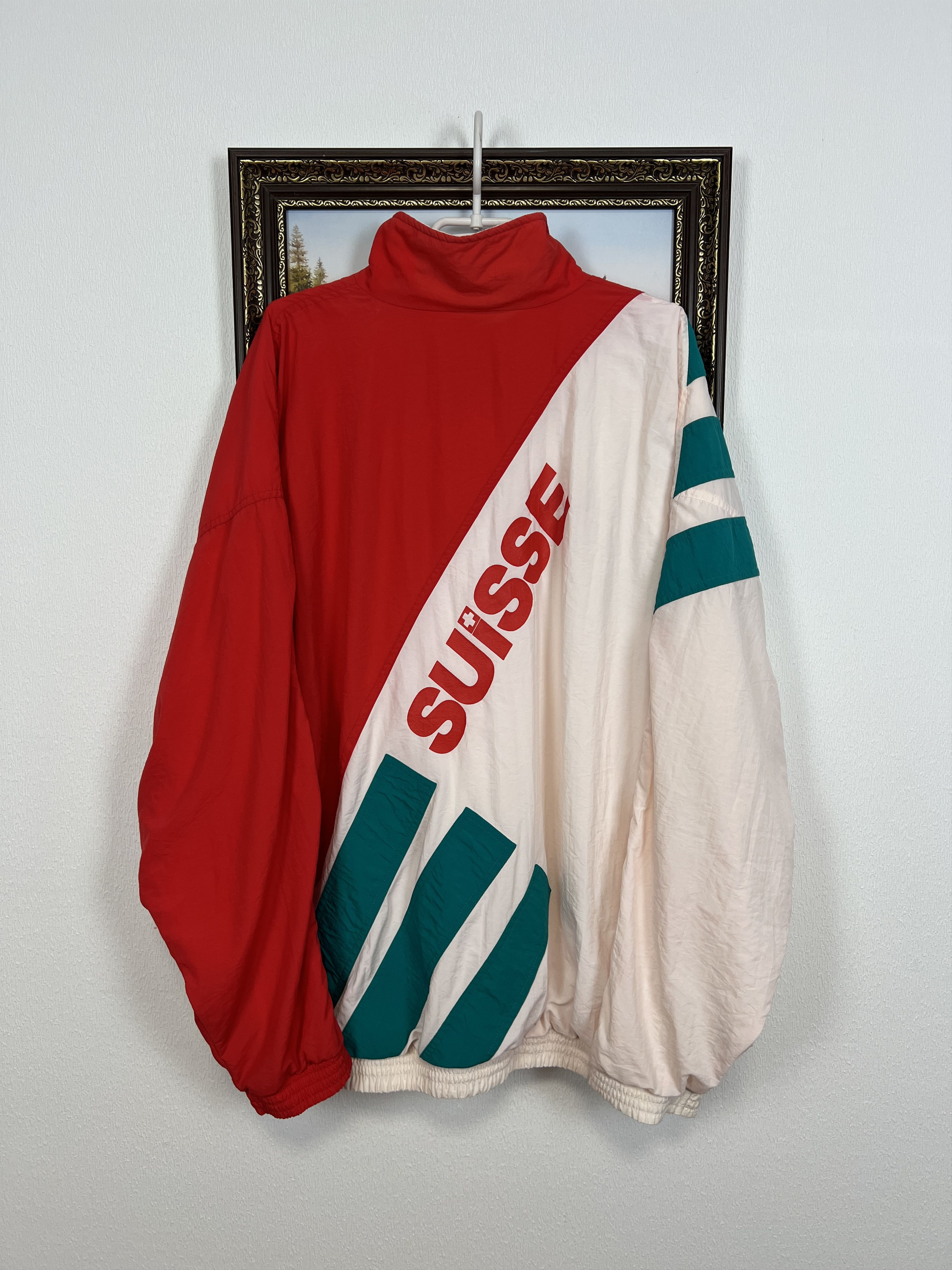 Adidas Vintage Adidas Switzerland Football Jacket Soccer Size US XL / EU 56 / 4 - 13 Thumbnail