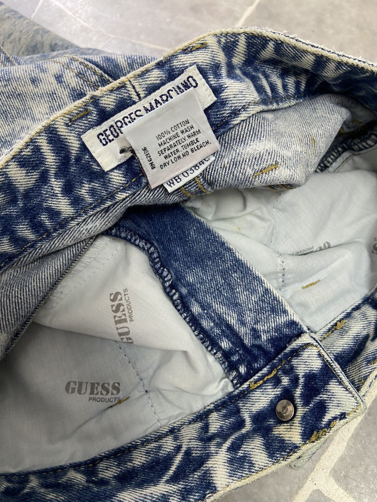 Georges Marciano Vintage Guess jeans acid Wash Georges Marciano Size US 27 - 10 Thumbnail