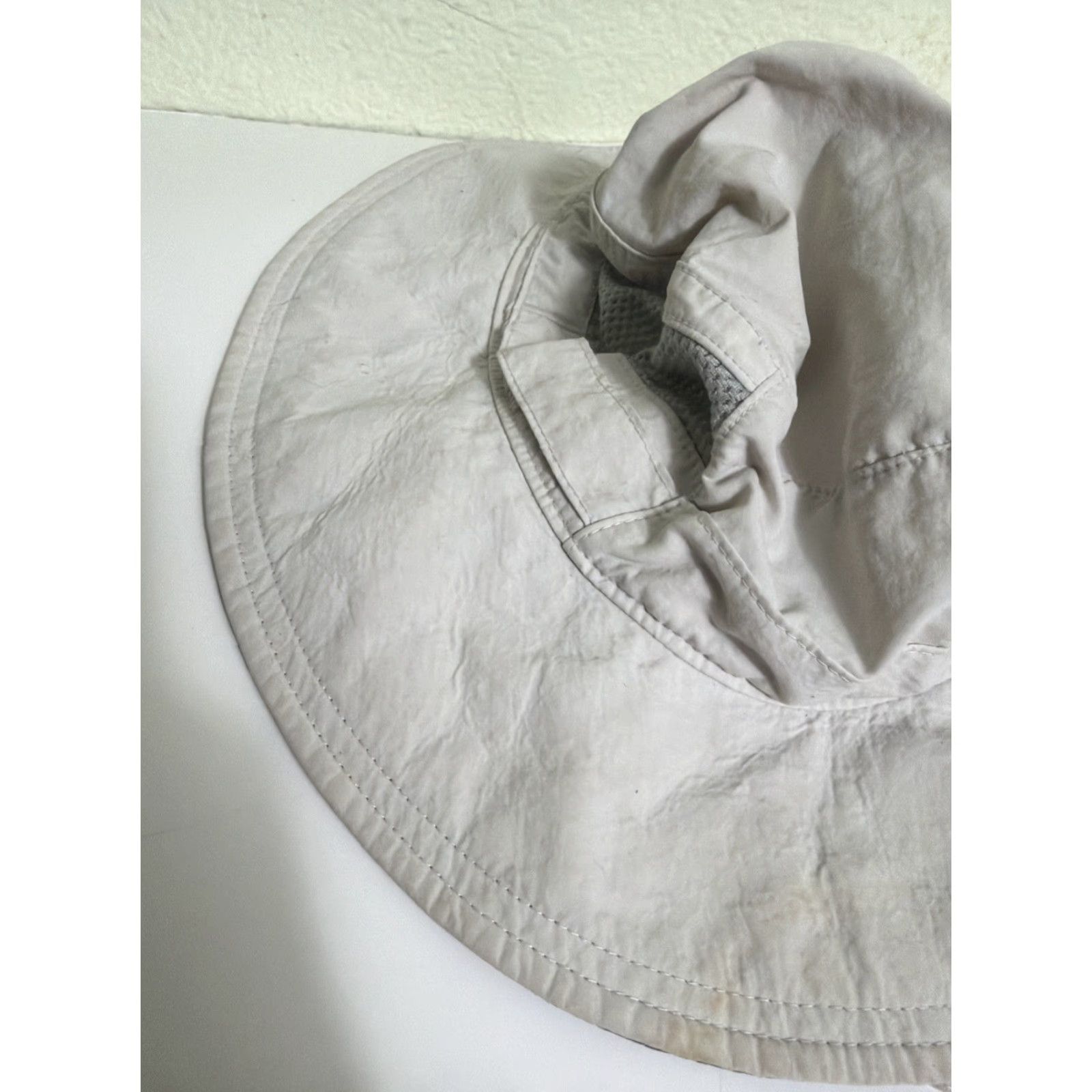 Vintage Columbia Boonie Hat Men M Gray Fisherman Fishing Hiking Strap Small/Medium Size ONE SIZE - 5 Thumbnail