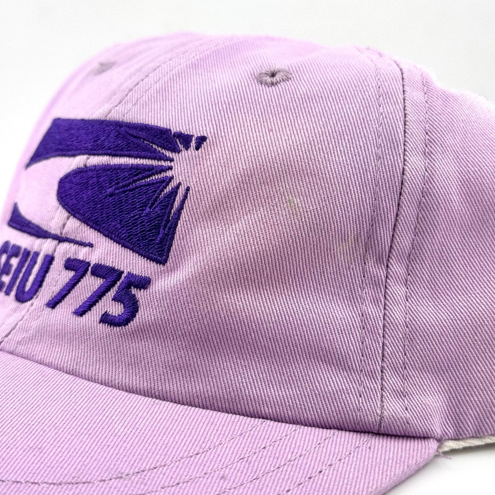Vintage Vintage SEIU 775 Purple Dad Hat Union Made USA Cap Size ONE SIZE - 6 Thumbnail