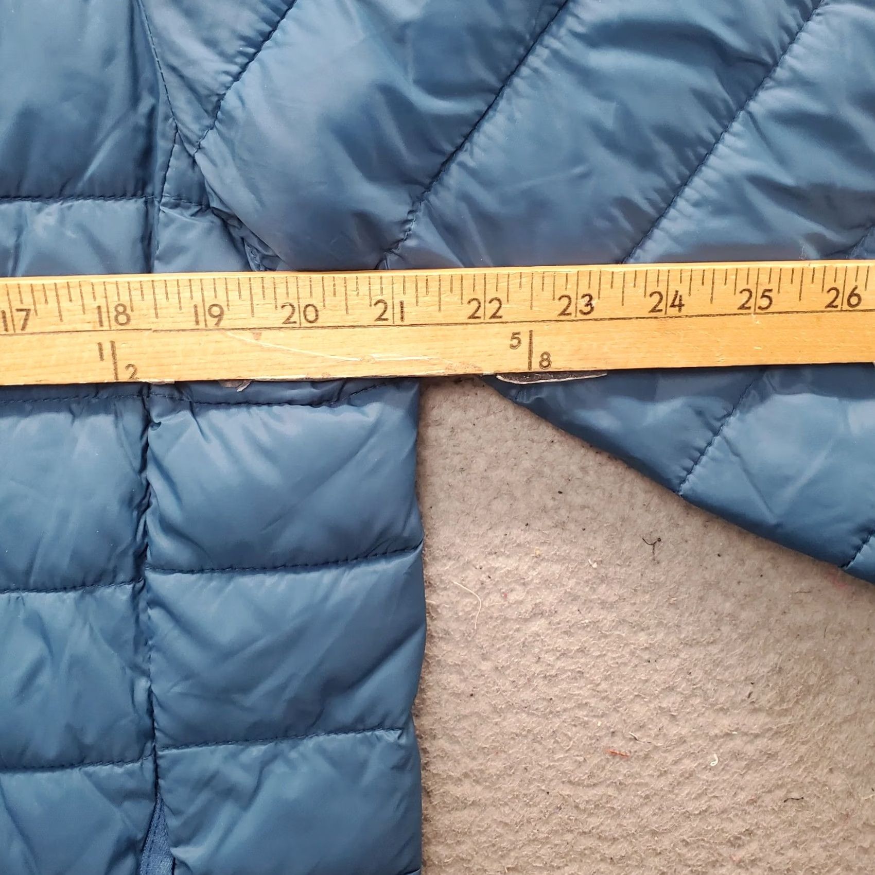 Old Navy Old Navy Puffer Jacket Womens Small Blue Regular Fit Mock Neck Full Zip Lined Size S / US 4 / IT 40 - 4 Thumbnail