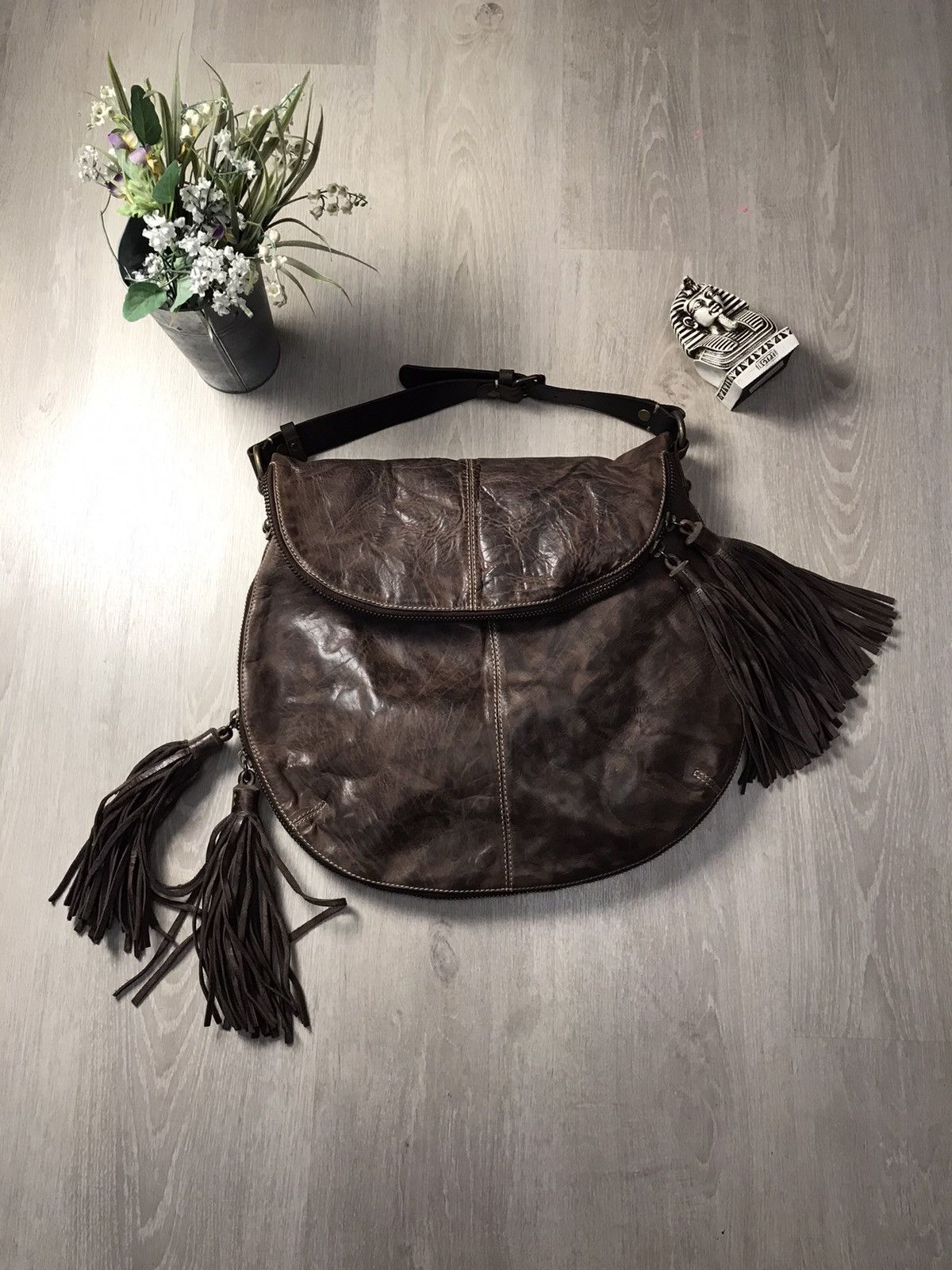 Allsaints × Leather Allsaints brown leather bag Size ONE SIZE - 1 Thumbnail