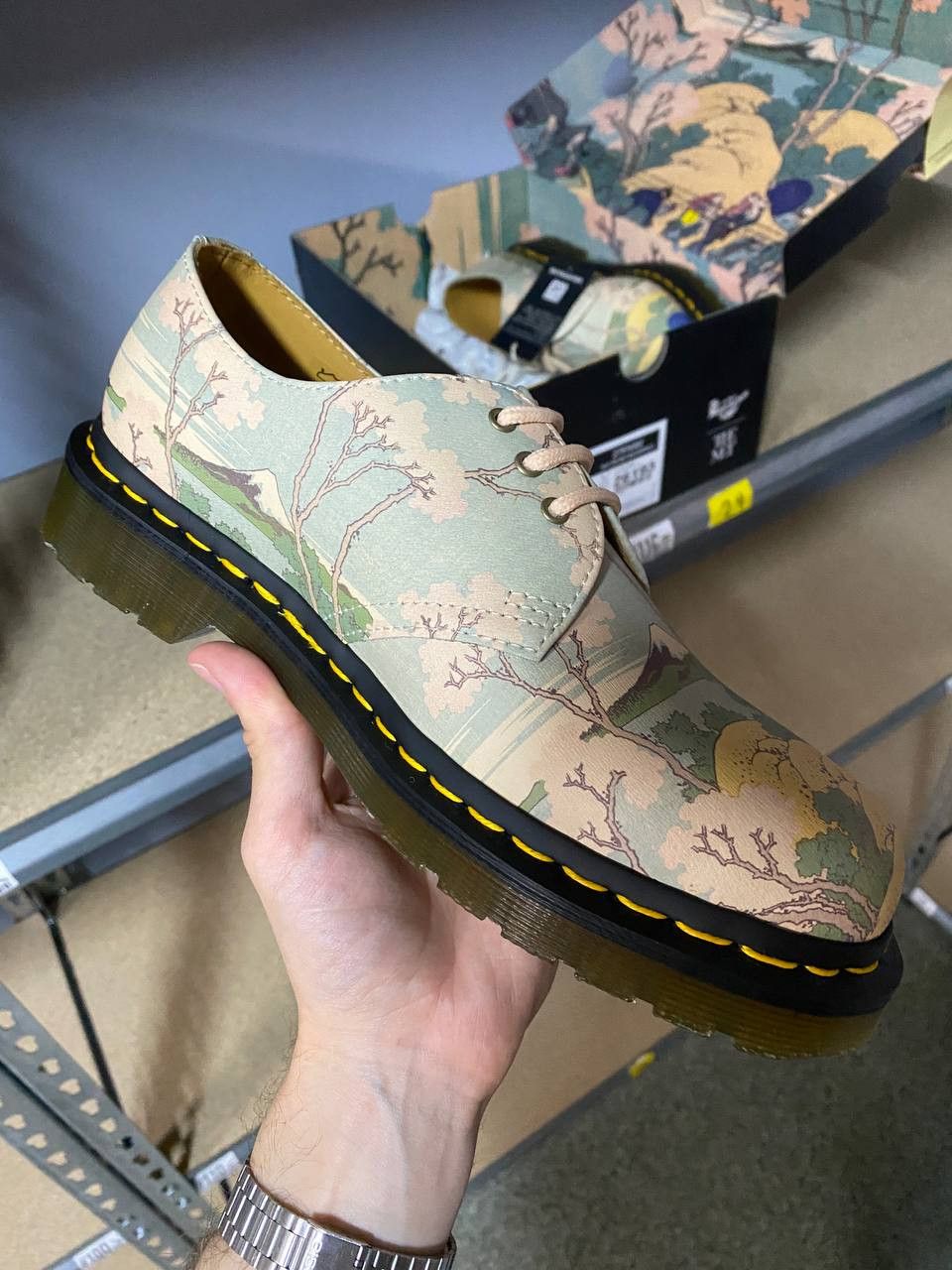 Dr. Martens The Met 1461 Fuji Leather Shoes Size US 8 / IT 38 - 2 Thumbnail