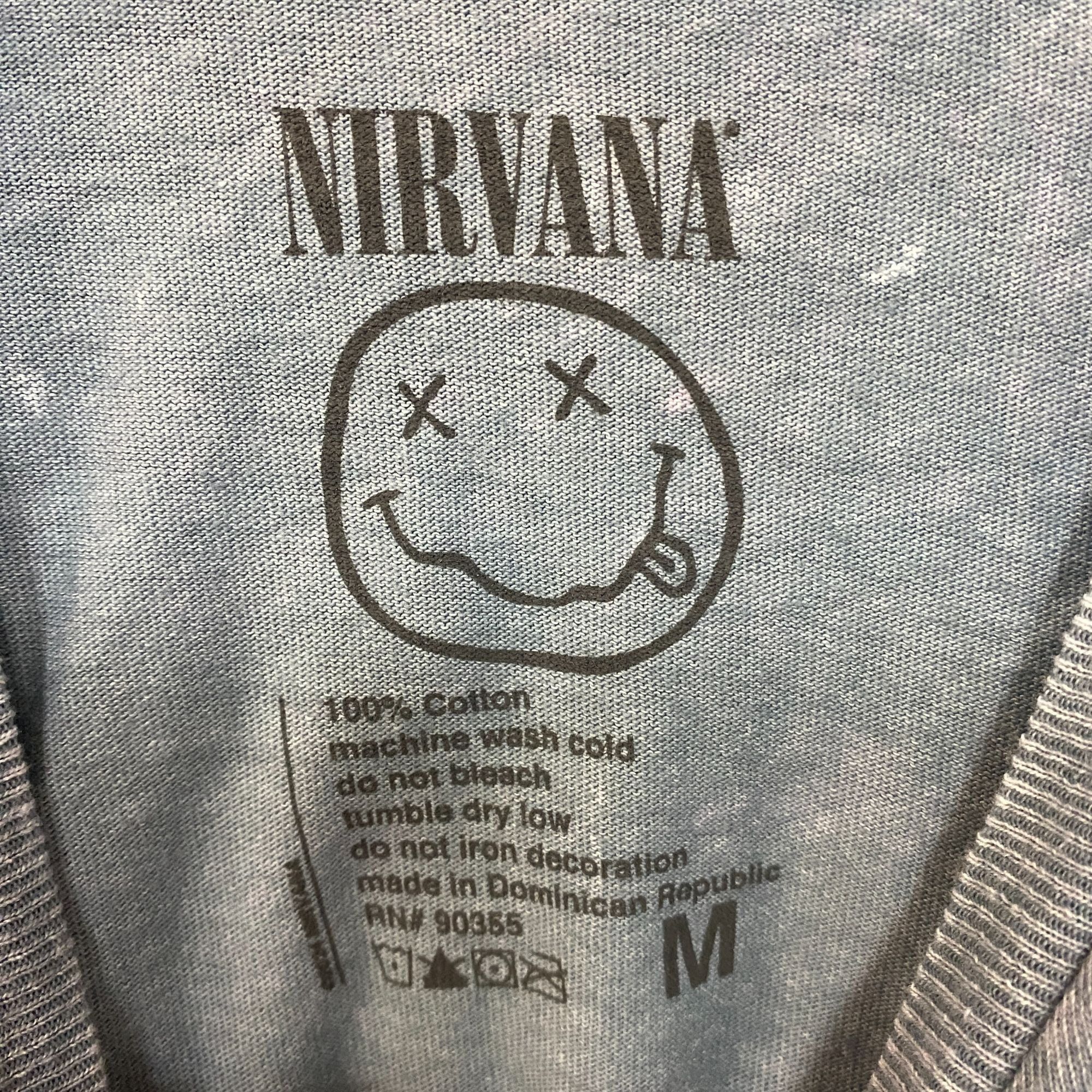 Nirvana Nirvana Nevermind Dead Smiley Gray T-Shirt Medium Size US M / EU 48-50 / 2 - 4 Thumbnail
