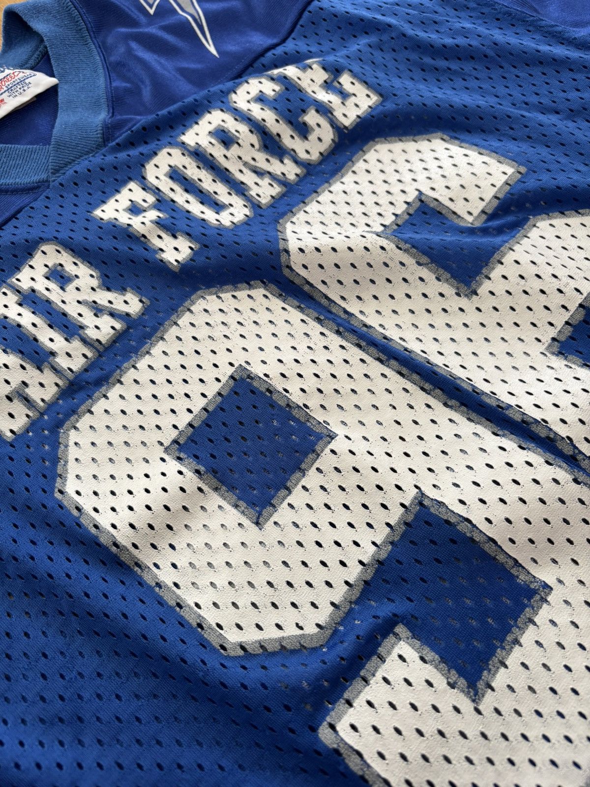 Vintage Air Force Cropped Fit Football Jersey Size US M / EU 48-50 / 2 - 2 Thumbnail