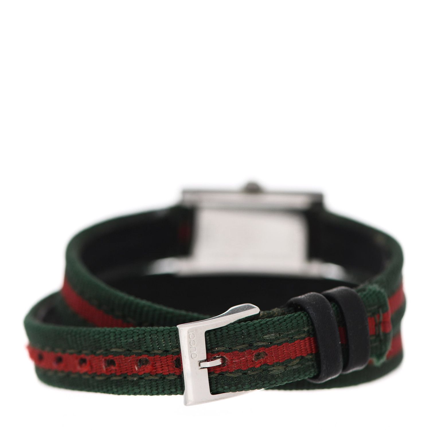 Gucci Gucci 14mm Web G-Frame Double Wrap Watch Size ONE SIZE - 4 Thumbnail