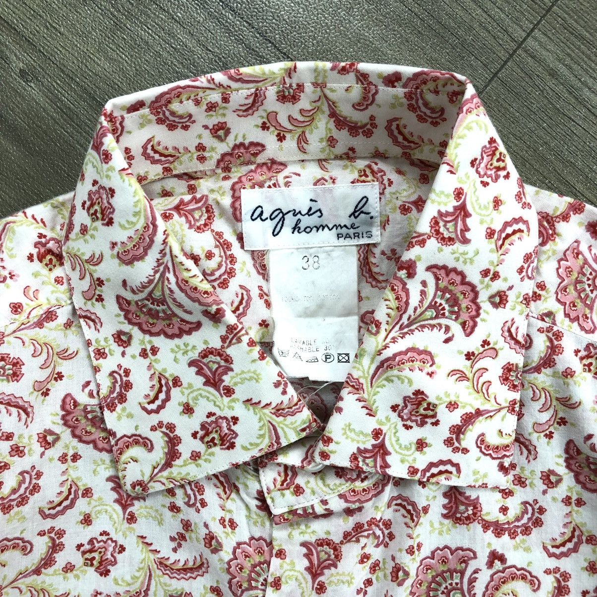 Designer × Vintage × agnes b. Vintage Agnes B. Paris Floral Spring Time Long Shirt Size US S / EU 44-46 / 1 - 6 Thumbnail