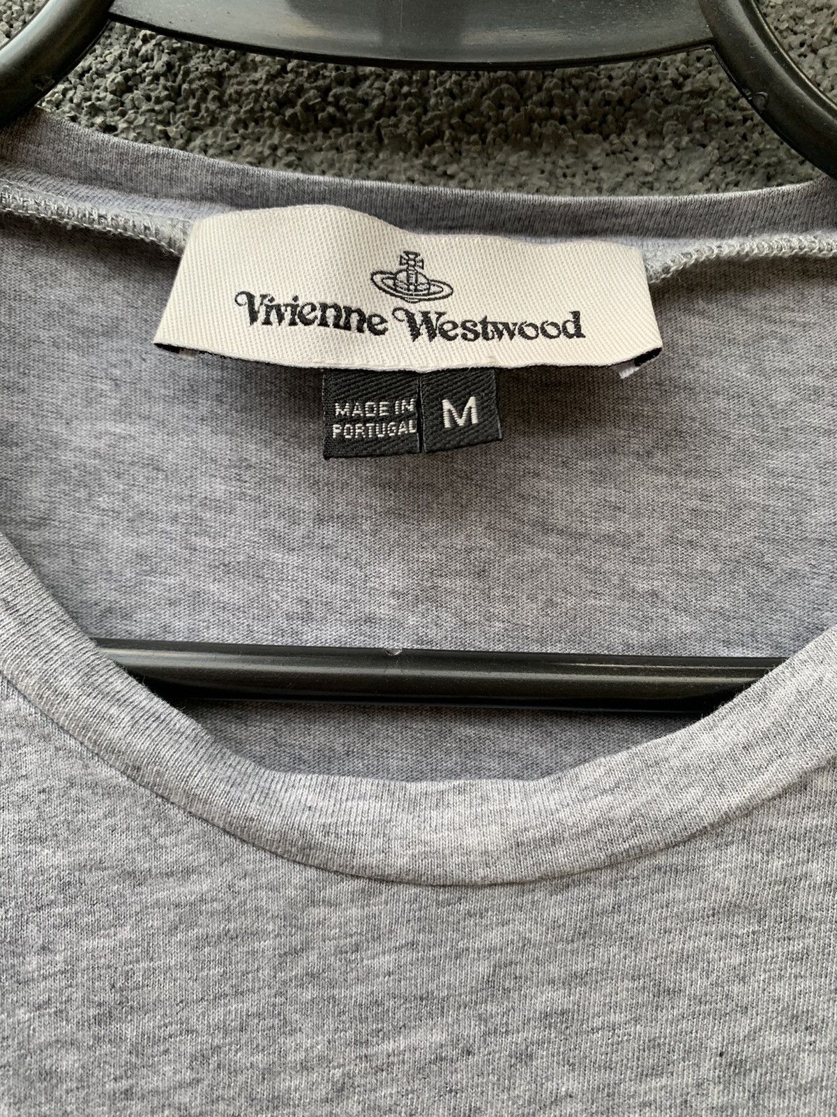 Designer × Vivienne Westwood Vievienne Westwood Basic Logo T-shirt Grey rare y2k style Size US M / EU 48-50 / 2 - 3 Thumbnail