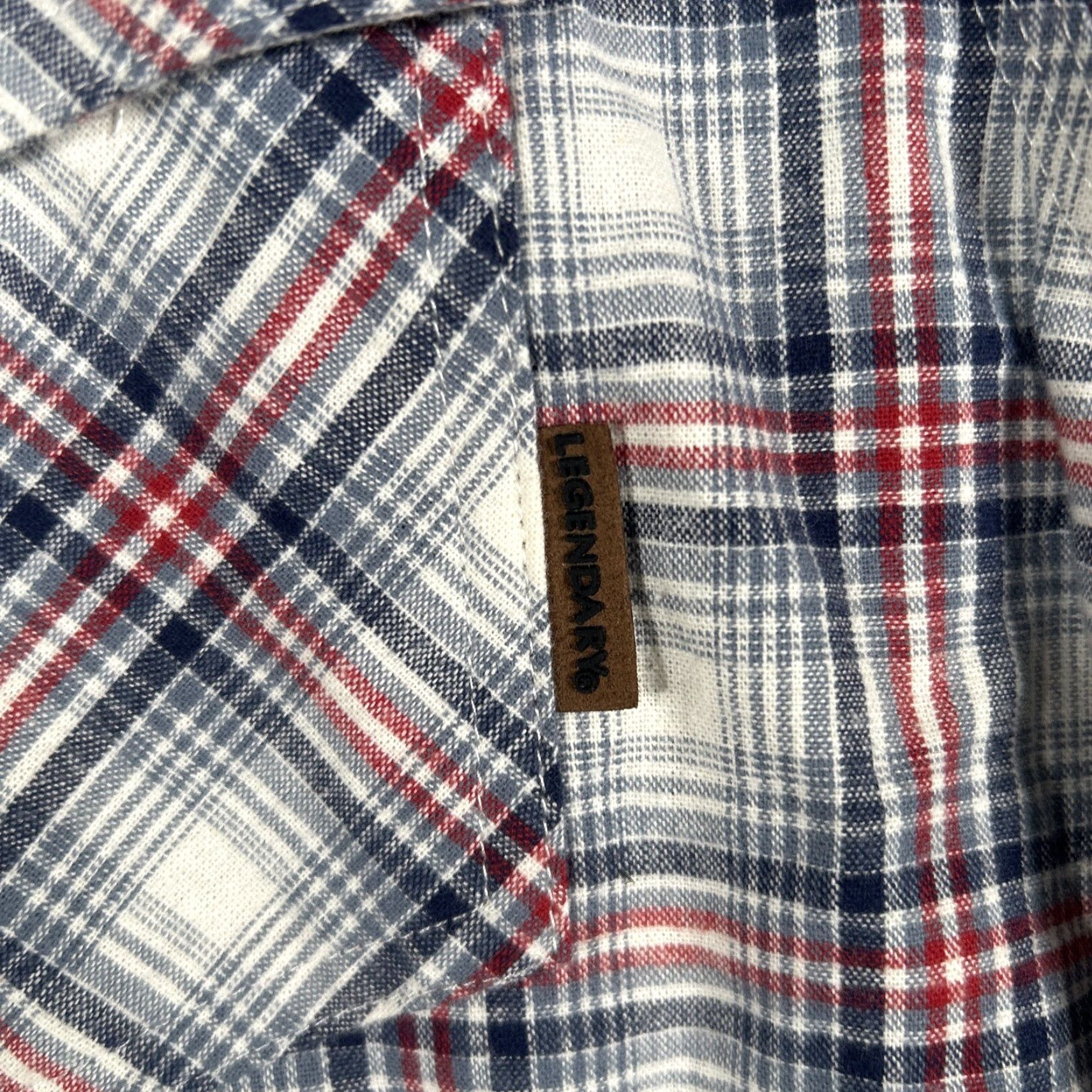 Vintage VINTAGE Legendary Whitetails Shirt Mens Large Snap Button Up Flannel Plaid Pockets Size US L / EU 52-54 / 3 - 5 Thumbnail