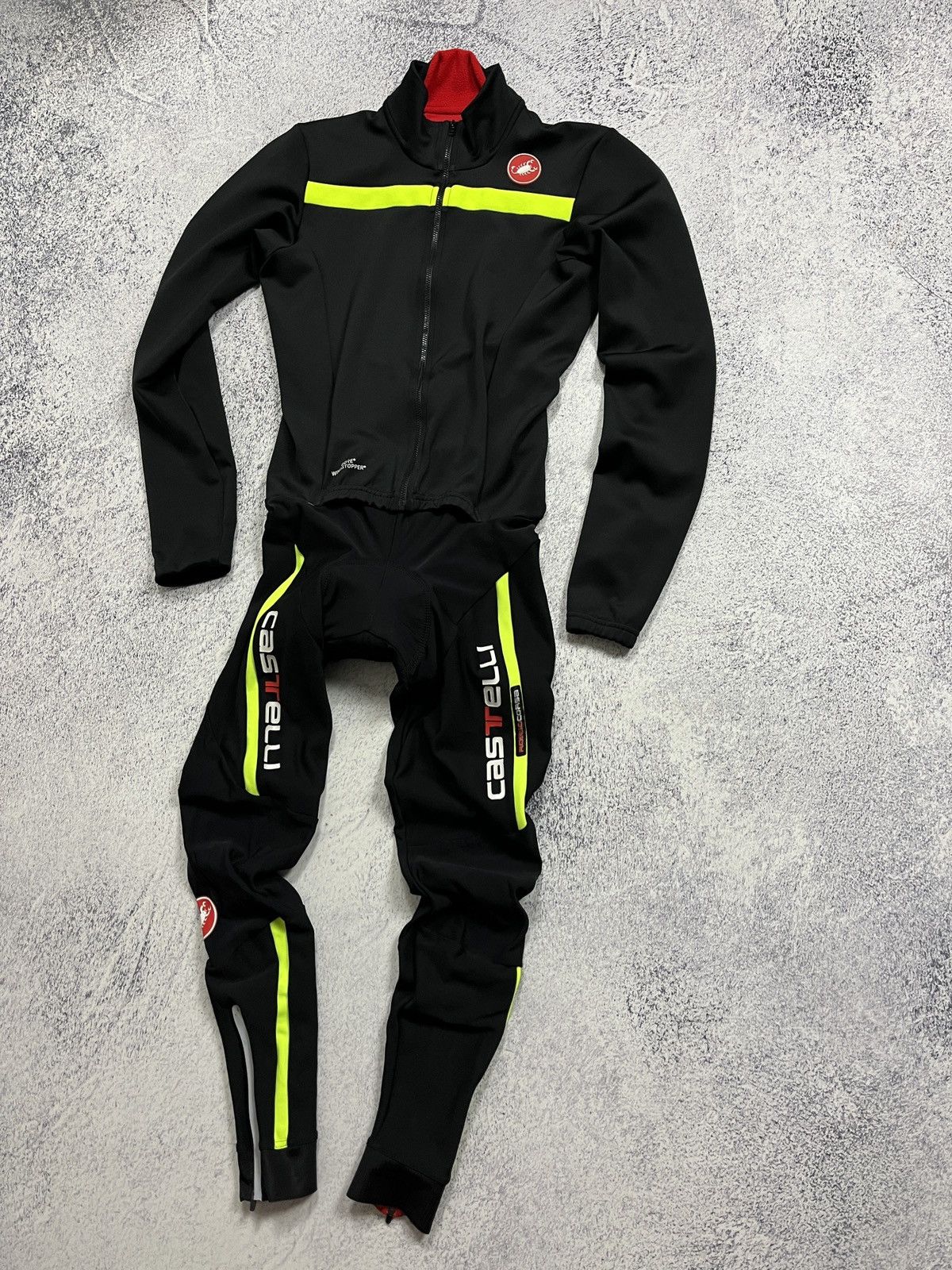 Other Castelli Cycling Jersey Thermosuit Gore Rosso Corsa Bibs Size US L / EU 52-54 / 3 - 3 Thumbnail