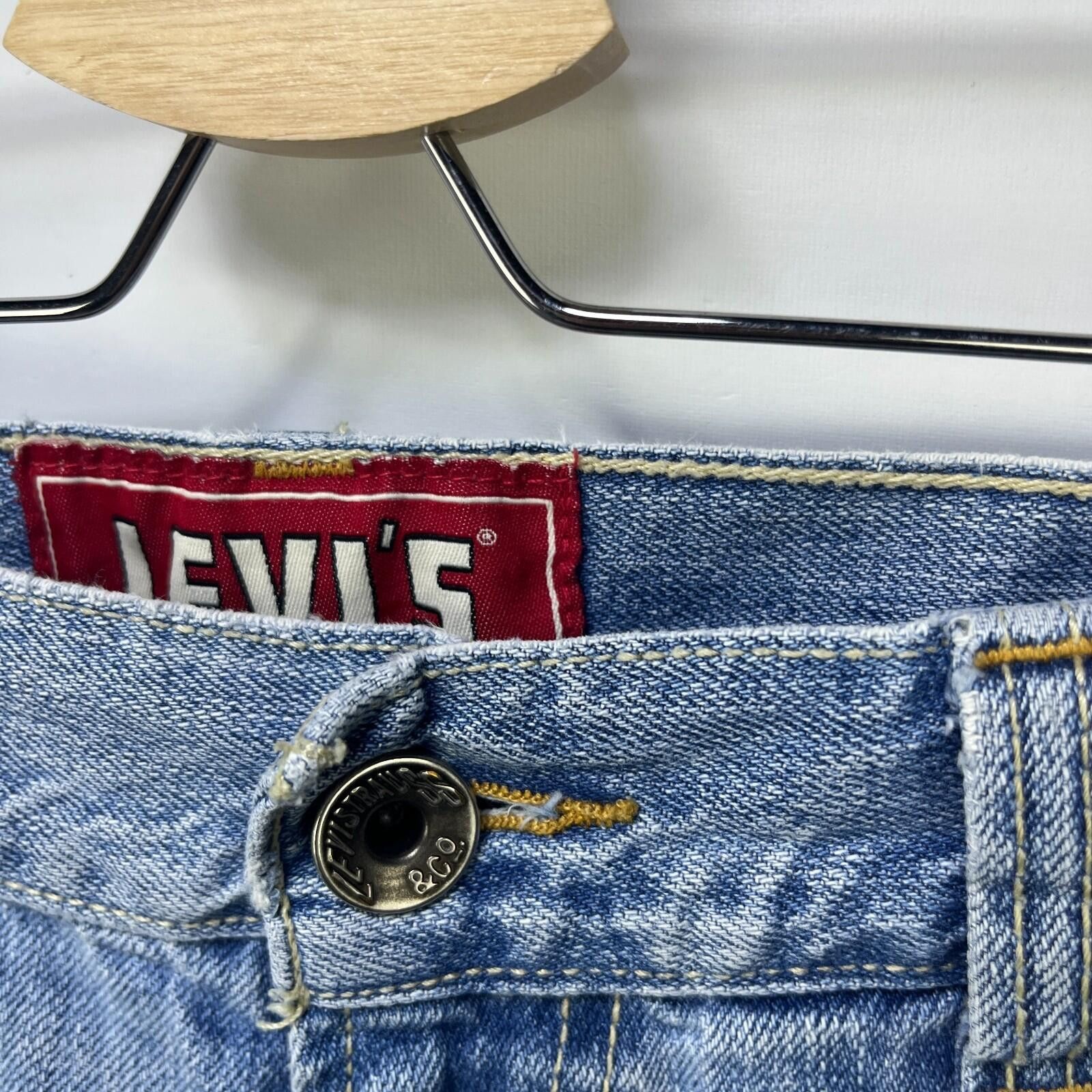 Levi's Vintage Levi's Loose Carpenter Denim Jean Shorts 32 Size US 32 / EU 48 - 8 Thumbnail