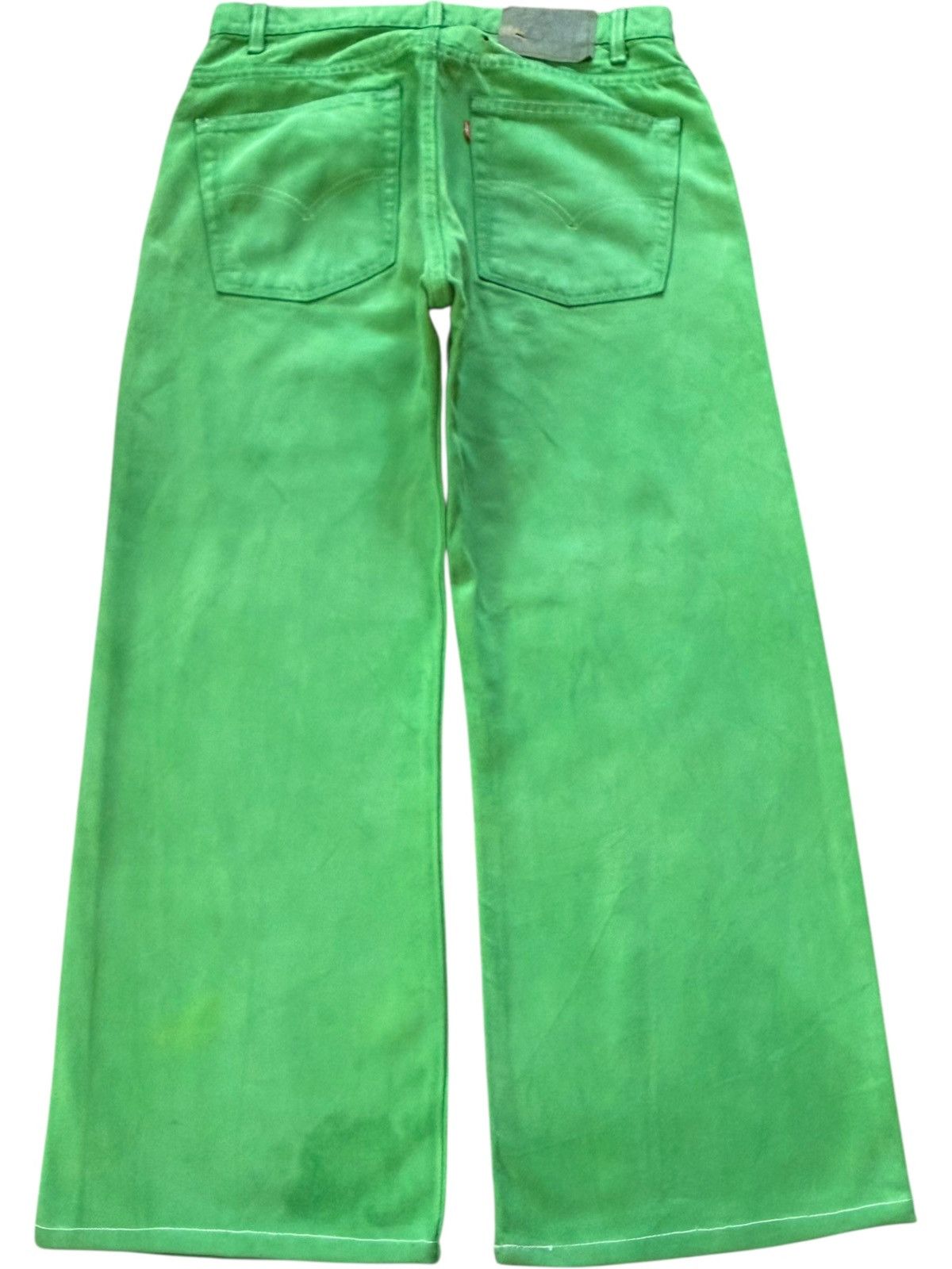 Levi's Vintage 90s Levis 531 Green Wash Baggy Jeans Size US 31 - 2 Thumbnail
