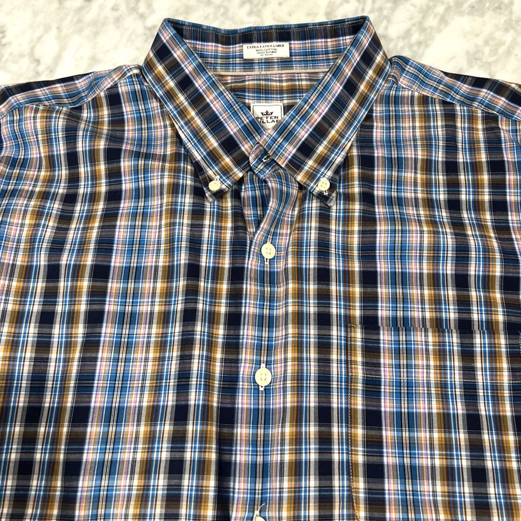 Peter Millar Peter Millar Shirt Men’s 2XL Multi Color Long Sleeve Button Down Work Size US XXL / EU 58 / 5 - 2 Thumbnail