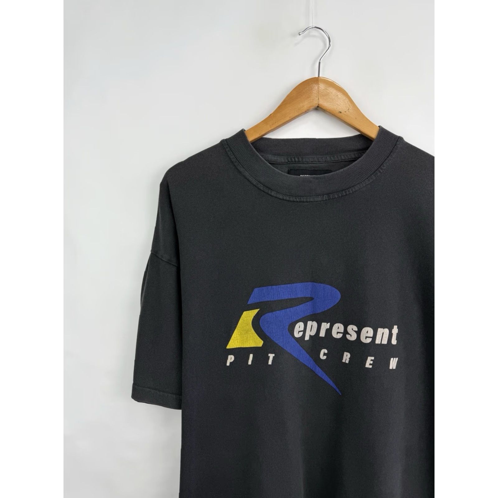 Vintage Represent T-Shirt Pit Crew Retro Y2K XL Black Mens Size US XL / EU 56 / 4 - 4 Thumbnail