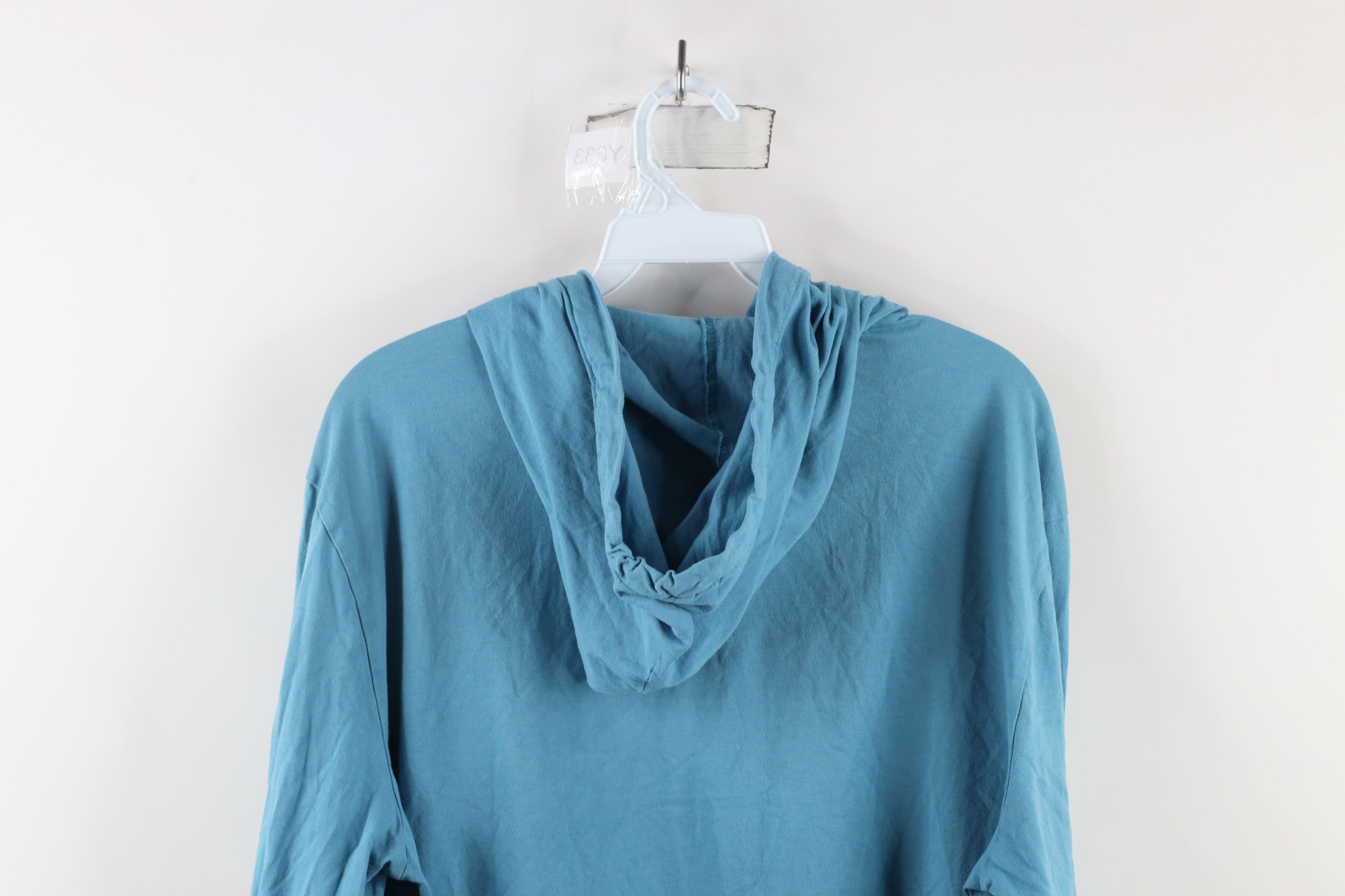 Ralph Lauren × Vintage Vintage Ralph Lauren Lightweight Long Sleeve Hoodie T-Shirt Size US L / EU 52-54 / 3 - 11 Thumbnail