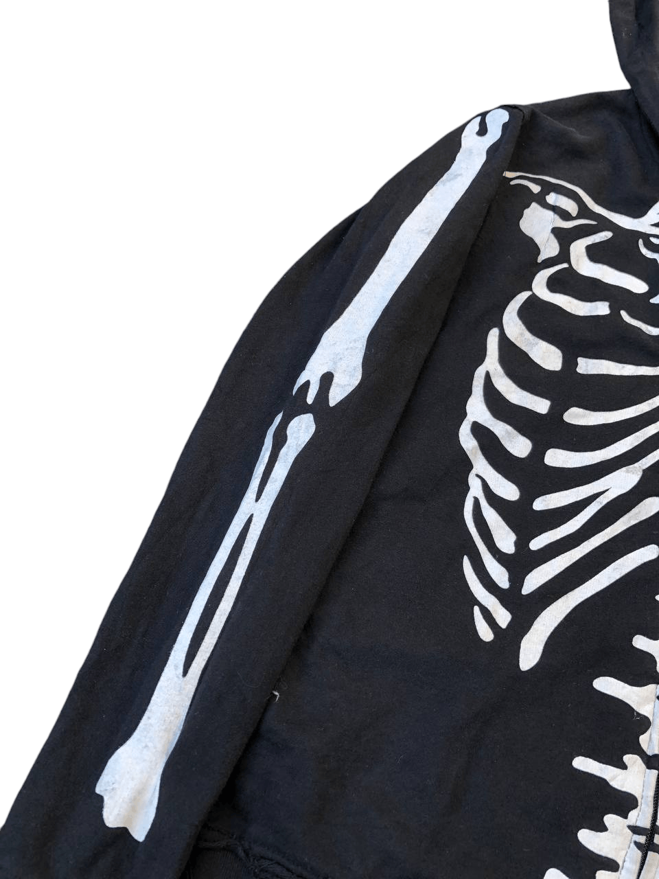 Japanese Brand × Vintage Japanese Brand Tokyo Punk Skeleton Zipper Hoodie Size US M / EU 48-50 / 2 - 3 Thumbnail