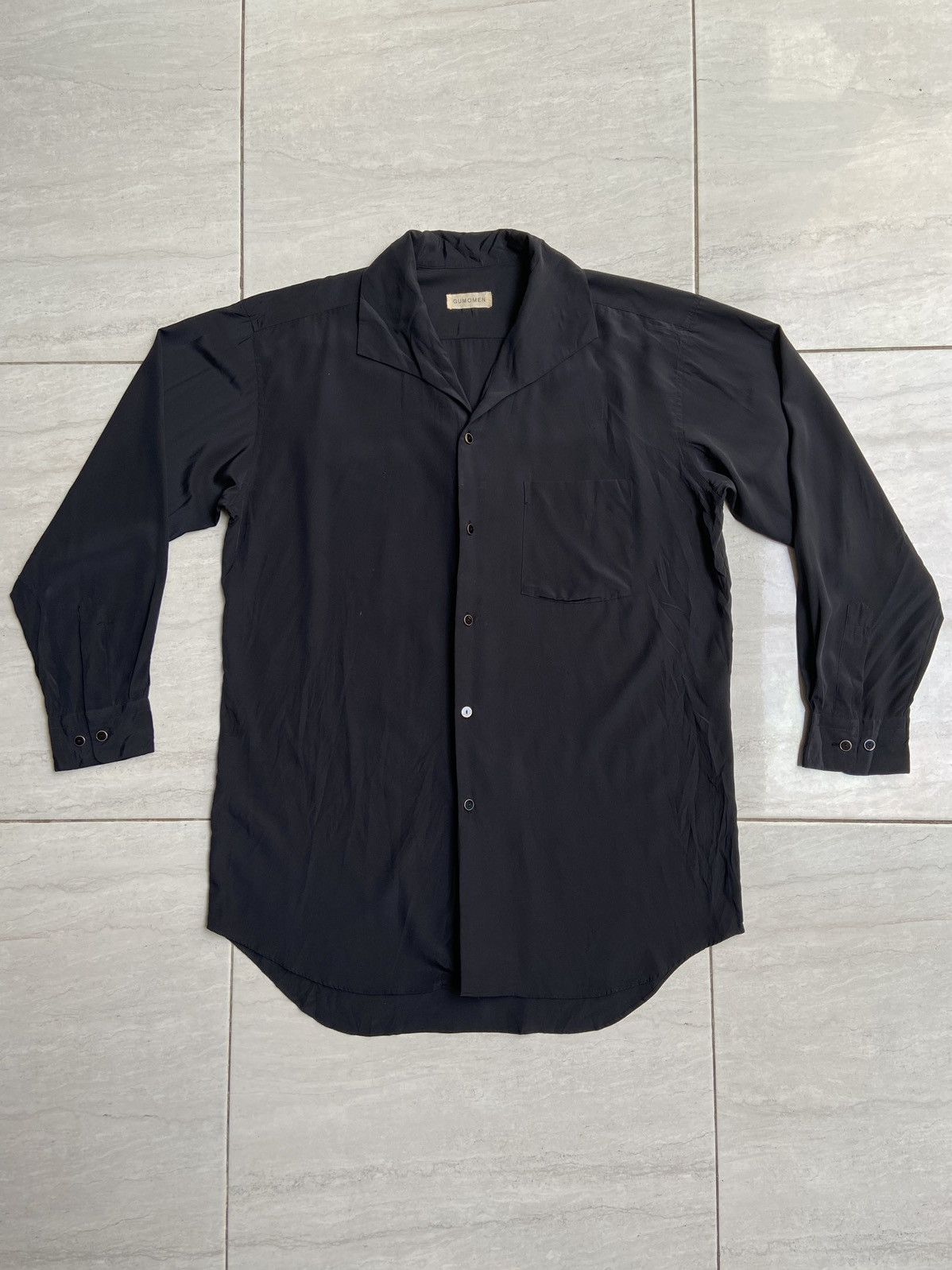 Designer × Japanese Brand GUMOMEN Black Shirt Size US M / EU 48-50 / 2 - 6 Thumbnail