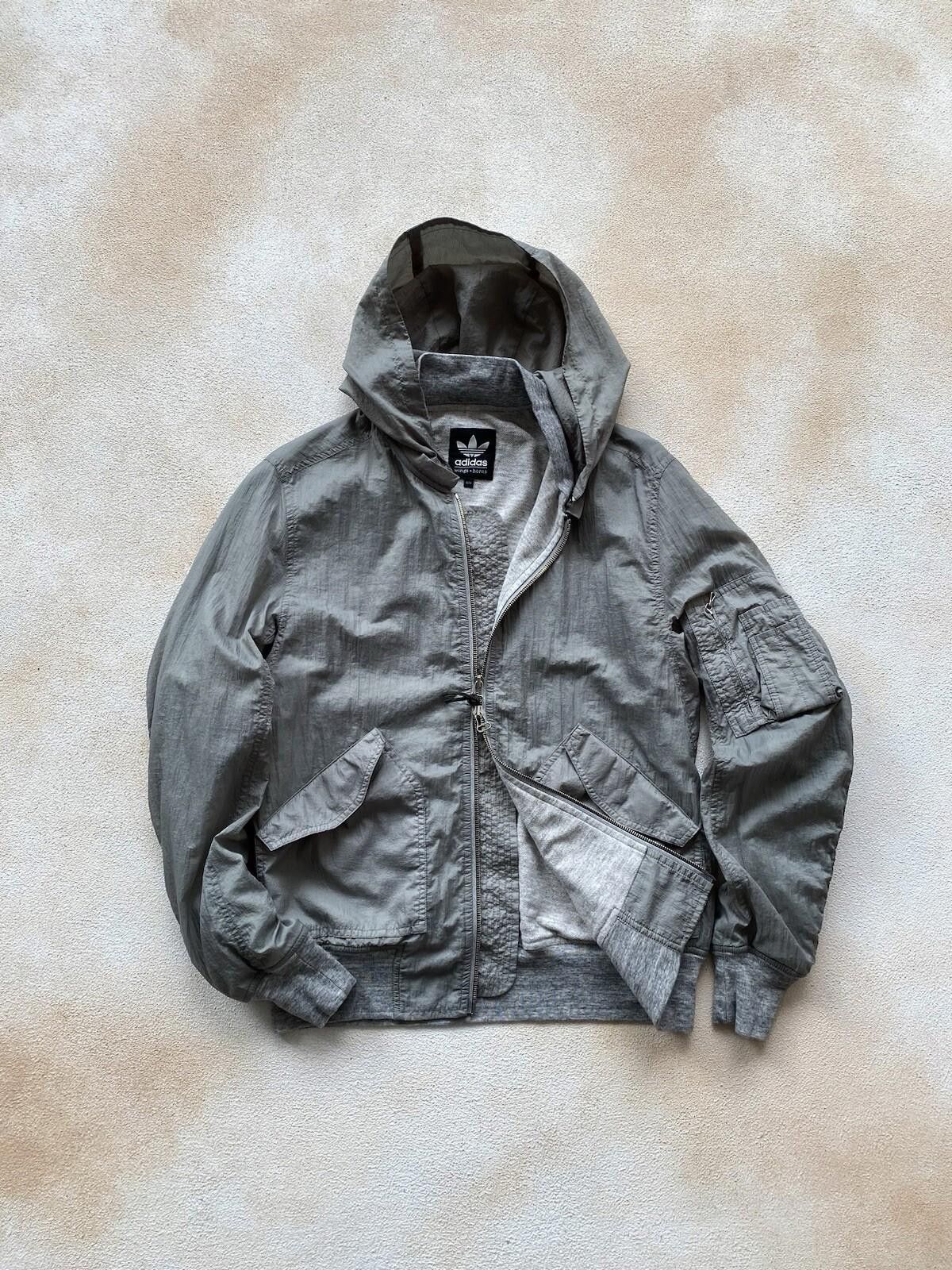 Adidas 2015 Adidas Consortium X Wings + Horns Bomber Jacket Men Size US M / EU 48-50 / 2 - 1 Thumbnail