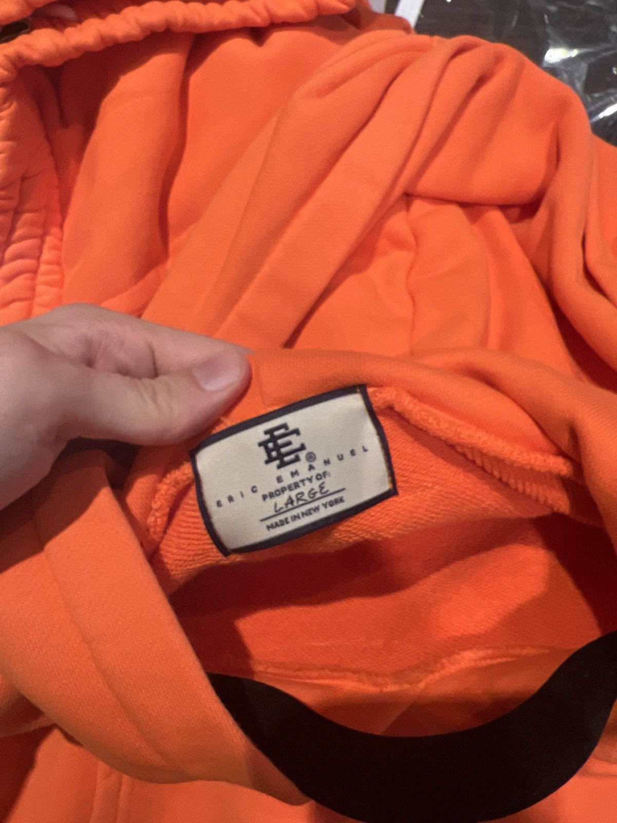 Eric Emanuel Eric Emanuel Hoodie Orange/Navy Size US L / EU 52-54 / 3 - 3 Thumbnail