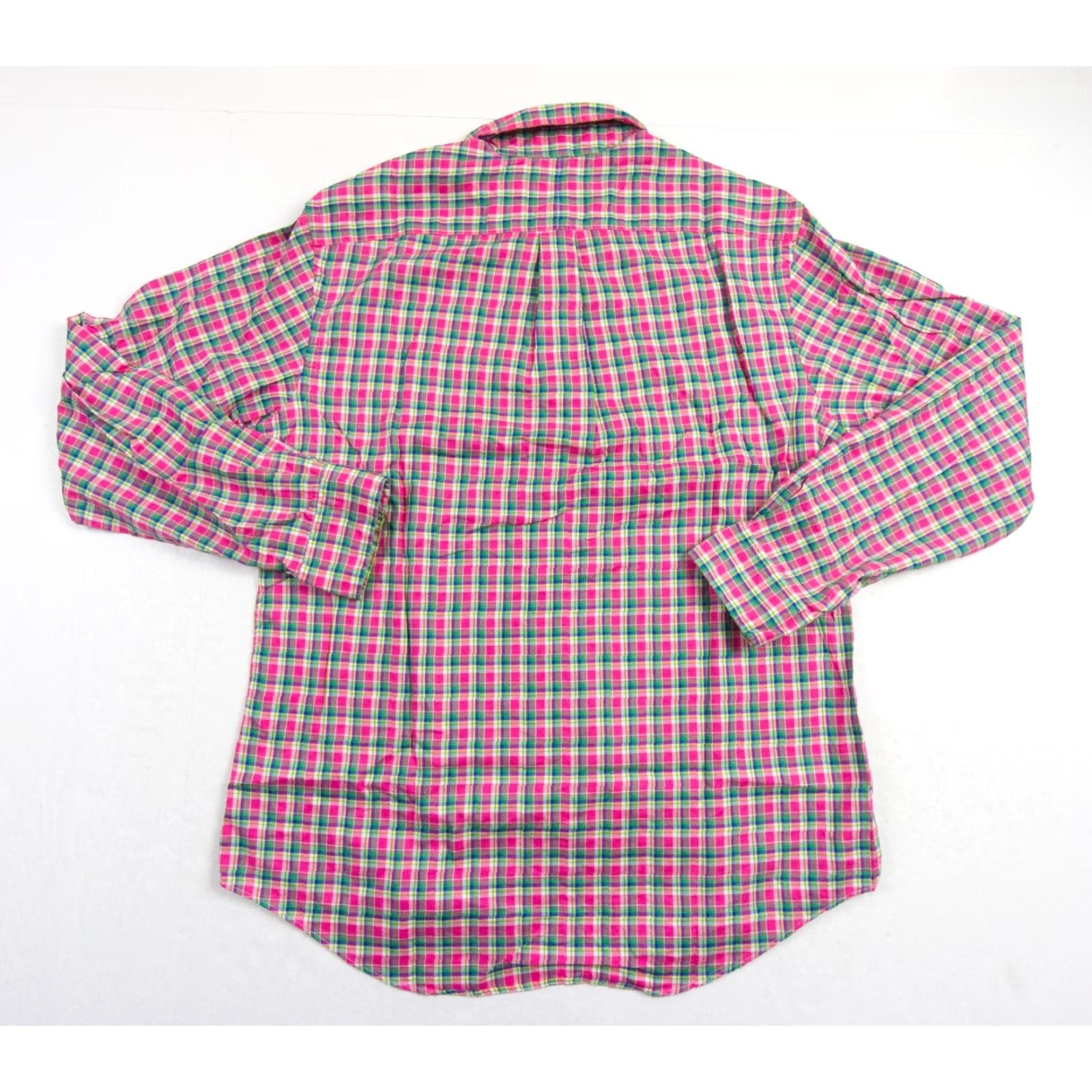 Ralph Lauren Ralph Lauren Shirt Mens Large Pink Plaid Button-Up Long Sleeve Preppy All Seasons Casual Dressy N/A Mens Size US L / EU 52-54 / 3 - 5 Thumbnail