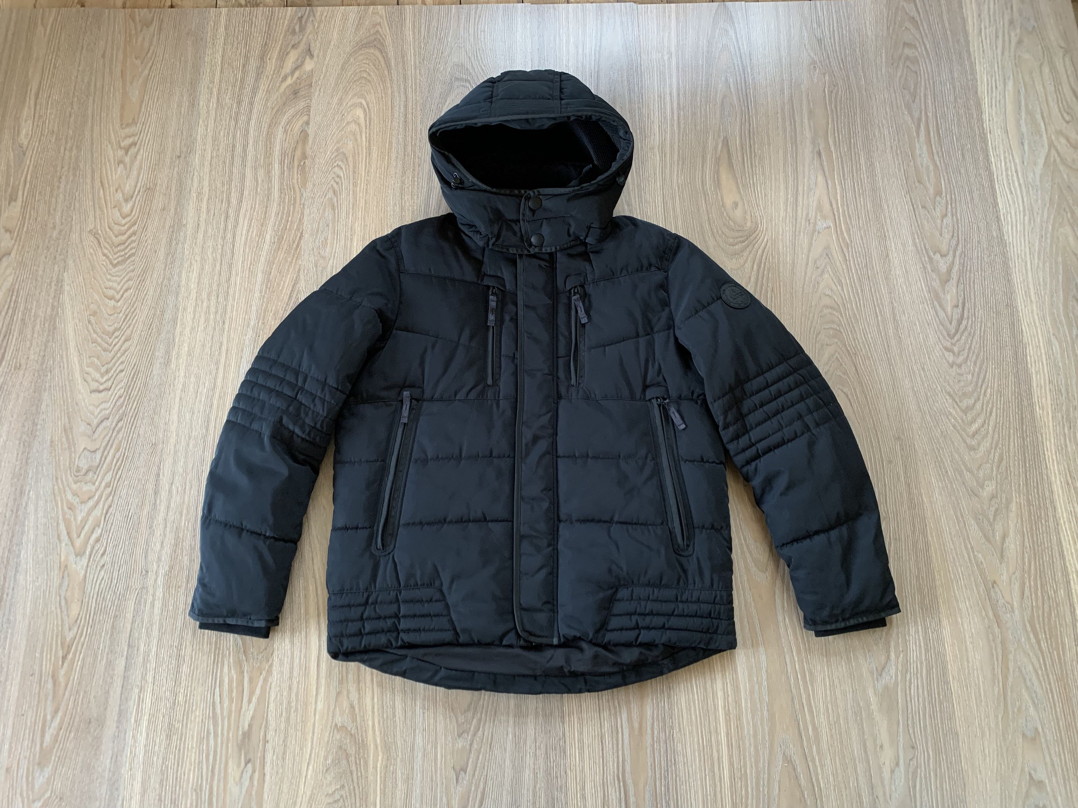 Other C&A Black Winter Pocket Hood Jacket Size US M / EU 48-50 / 2 - 1 Thumbnail