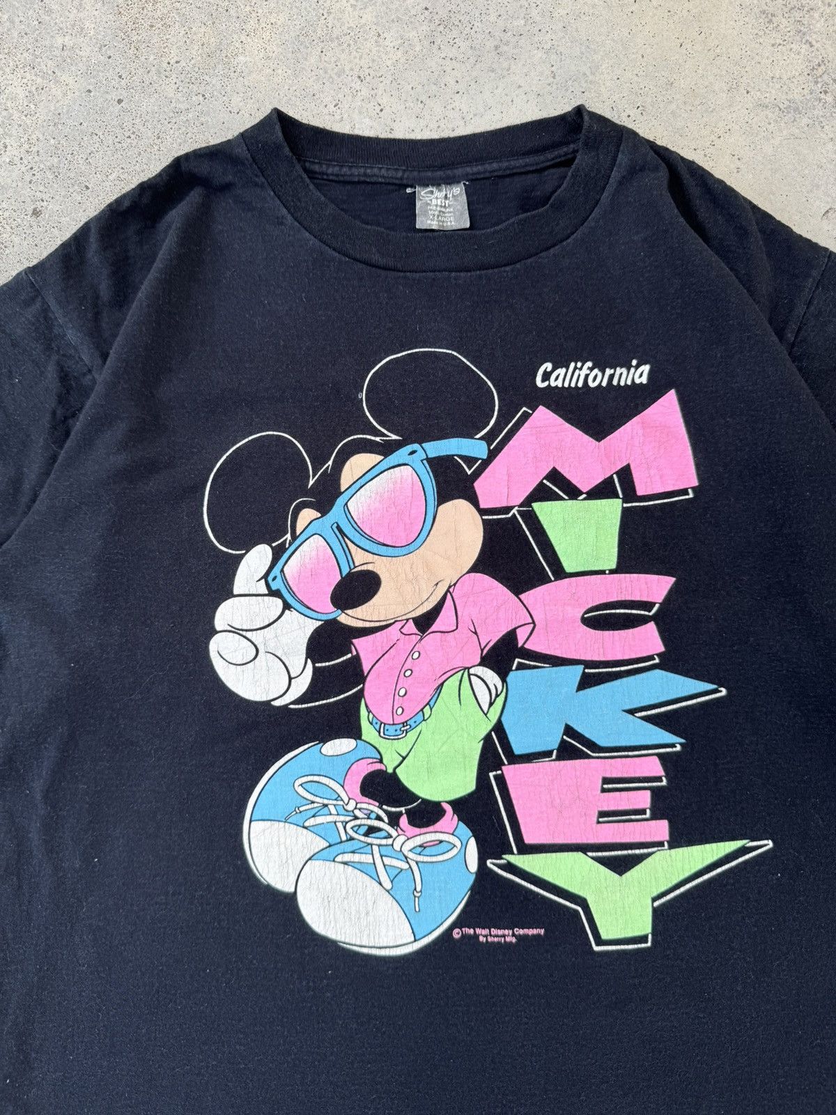 Mickey Mouse Vintage 90s Mickey Mouse Disney Sherry’s Mfg Size US XL / EU 56 / 4 - 2 Thumbnail