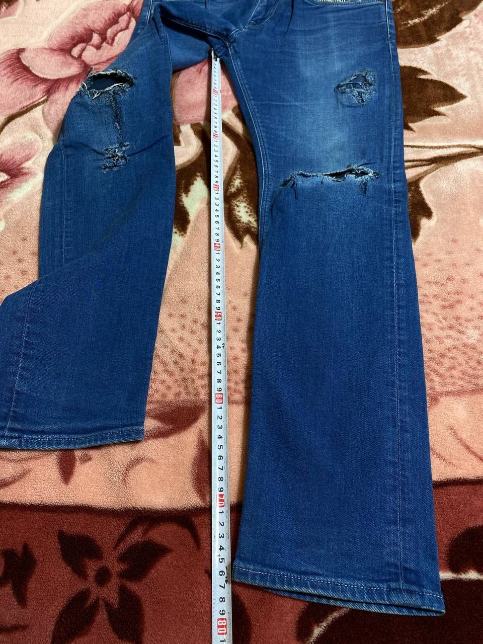 Tommy Hilfiger Crazy Crash Tommy Hilfiger Dirty Baggy Faded Distressed Jean Size US 33 - 11 Thumbnail