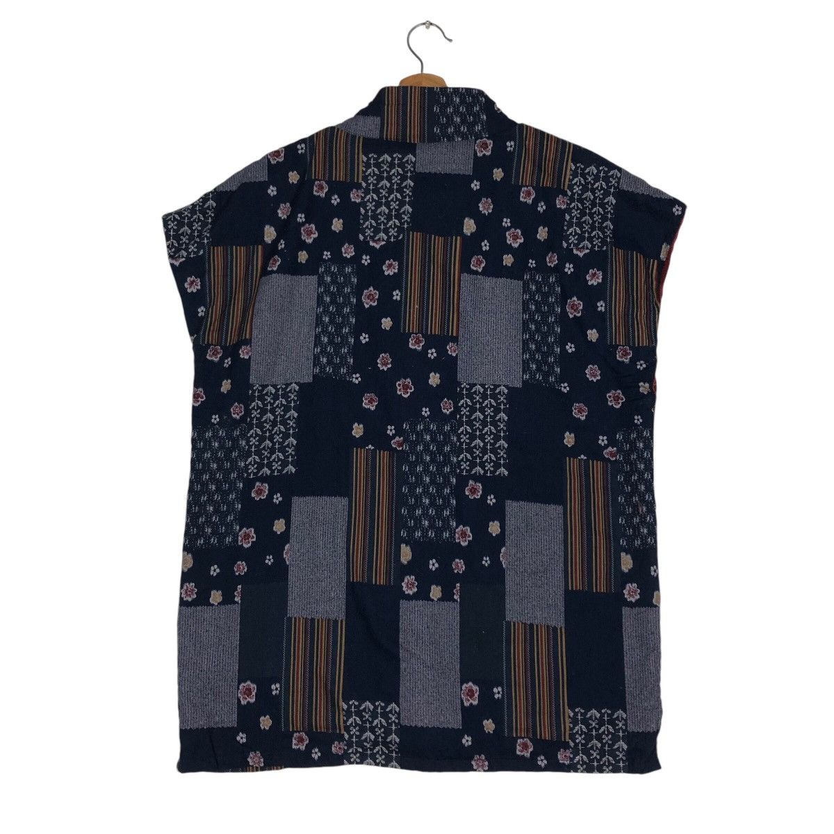 Japanese Brand × Vintage 📌Vintage Renge Vest Traditional Japan Design Native Aztec Size US L / EU 52-54 / 3 - 9 Thumbnail