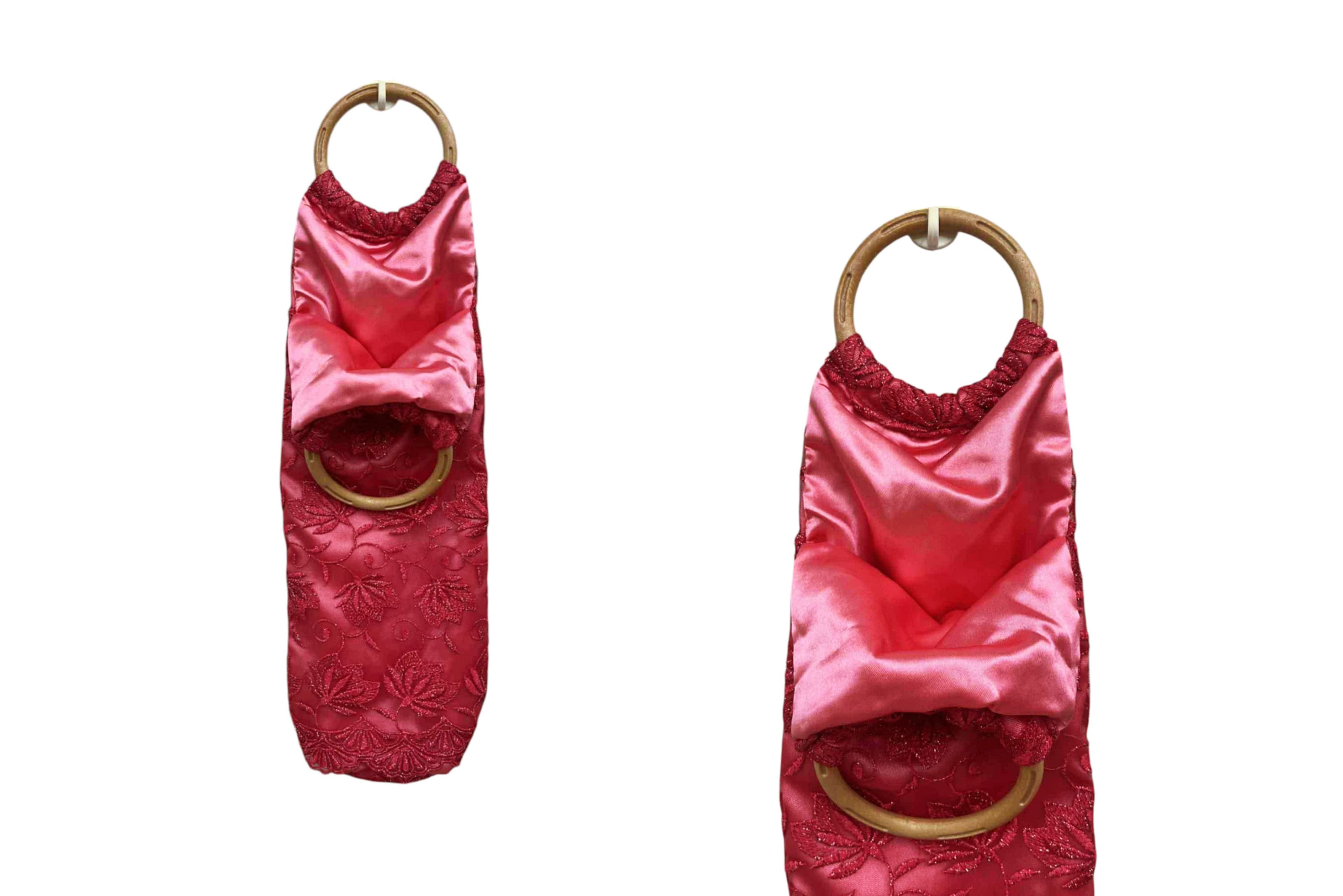 Vintage Japanese Vintage Handmade Bottle Holder Bag, Wine bag Size ONE SIZE - 9 Thumbnail