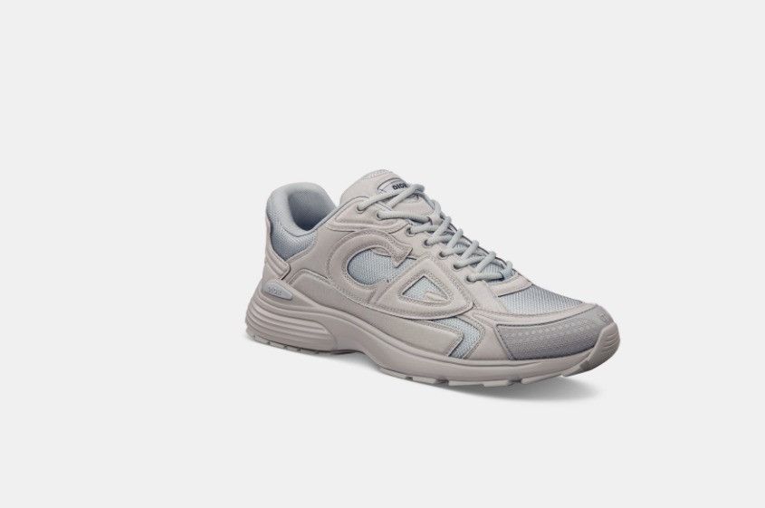 Dior × Stone Island o1w1db10325 3SN27 Low-Top Sneakers in Grey Size US 7 / EU 40 - 2 Thumbnail