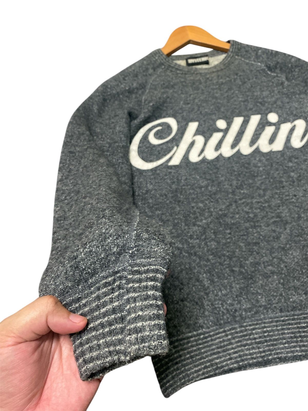 Hysteric Glamour × Japanese Brand × Vintage 💥RARE💥HYSTERIC GLAMOUR “CHILLIN” ANARCHY SWEATSHIRT✨ Size US M / EU 48-50 / 2 - 10 Thumbnail