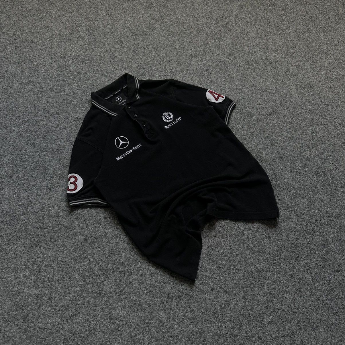 Mercedes-Benz VTG Mercedes Benz Henri Loyd Polo Size S Y2K 00s USA Sport-w Size US S / EU 44-46 / 1 - 1 Thumbnail