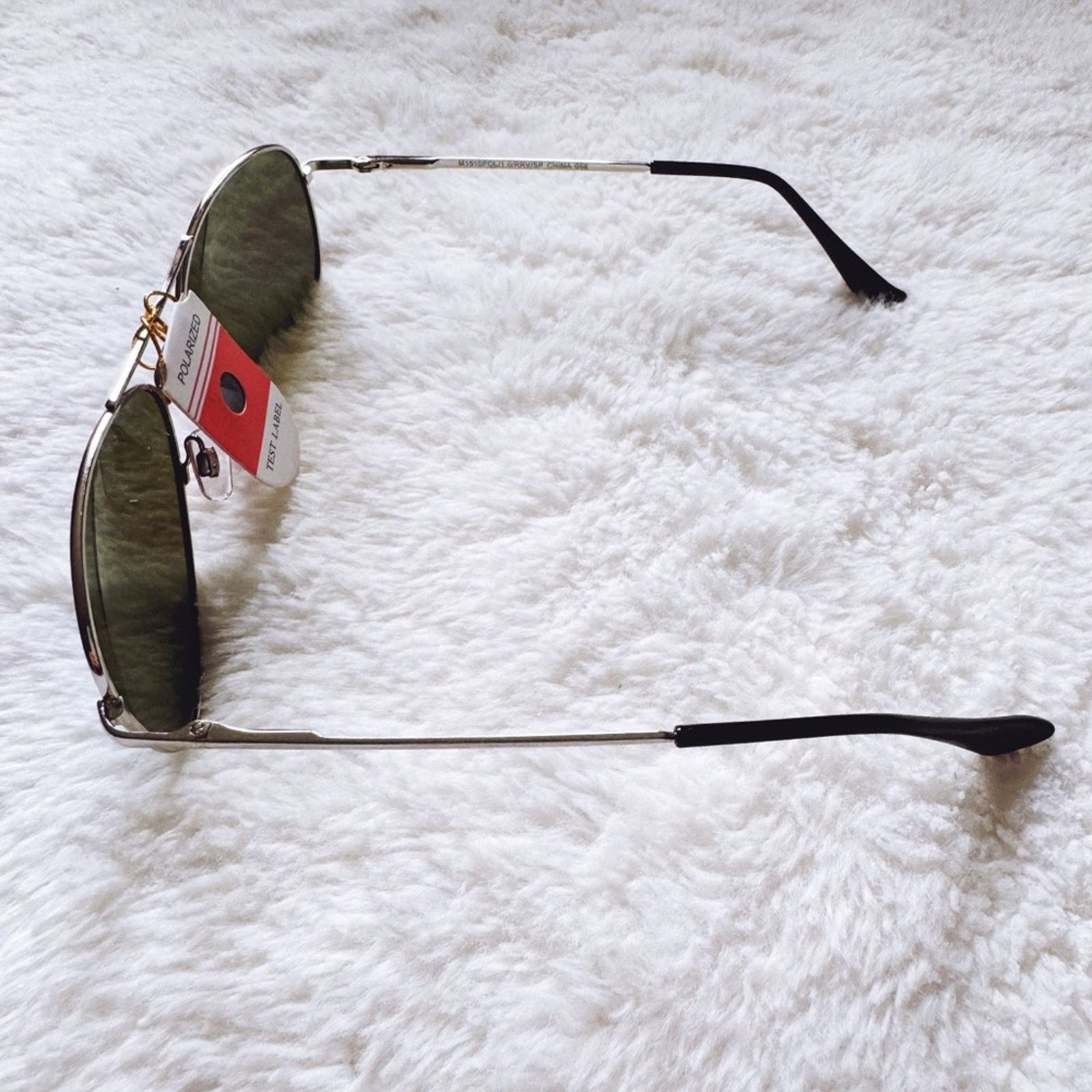 Other Zuri Silver w/ Green & Blue Lense Mirrored Sunglasses Size ONE SIZE - 7 Thumbnail