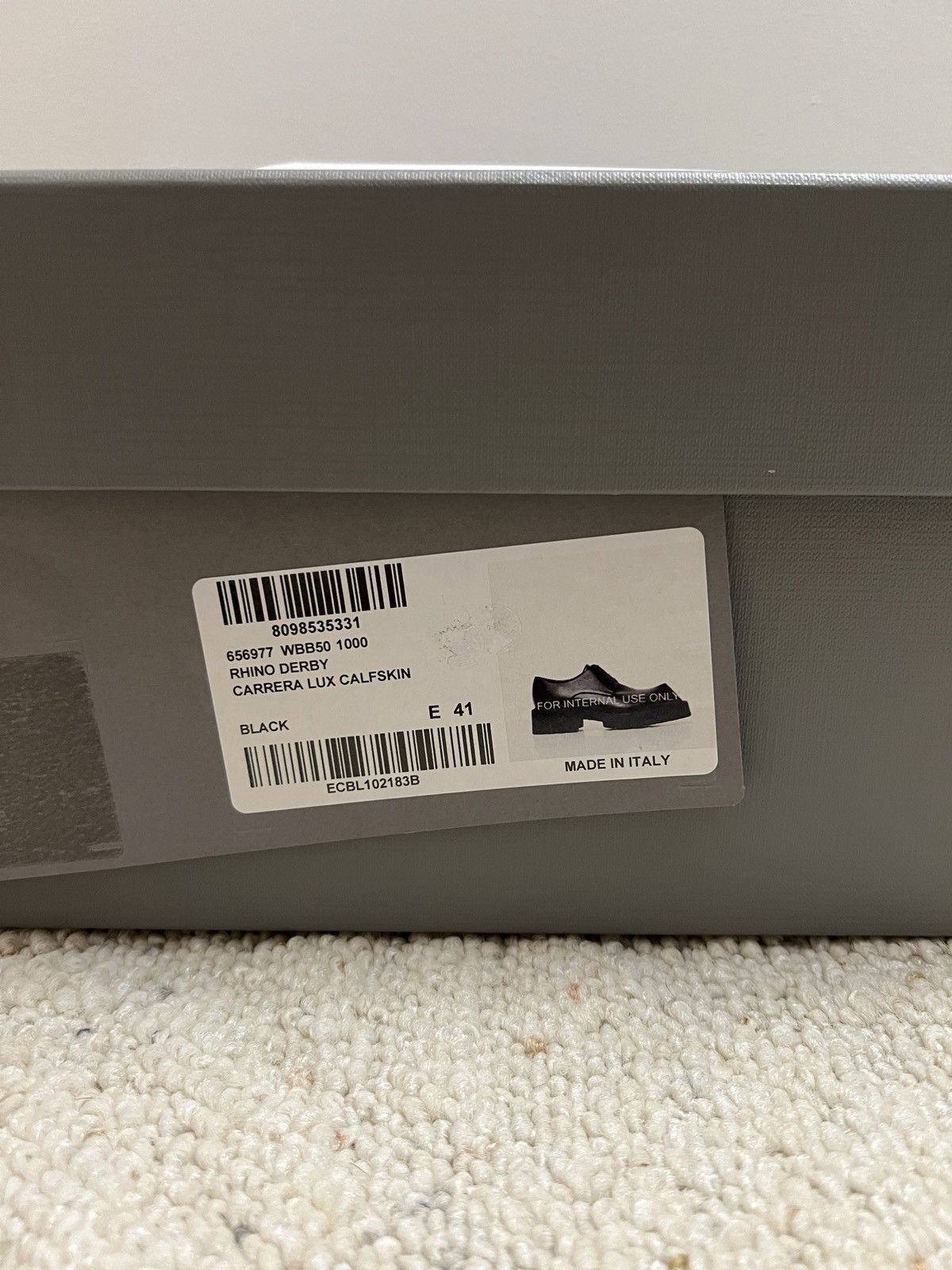 Balenciaga Balenciaga FW 22 Rhino Derbies - EU 41 Size US 8 / EU 41 - 7 Thumbnail