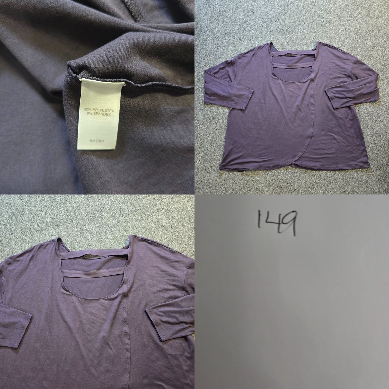 J. Jill J Jill Top Shirt Women 3X Pink 3/4 Sleeve Embroidered Casual Stretchy Basic Size XXL / US 16-18 / IT 52-54 - 8 Thumbnail