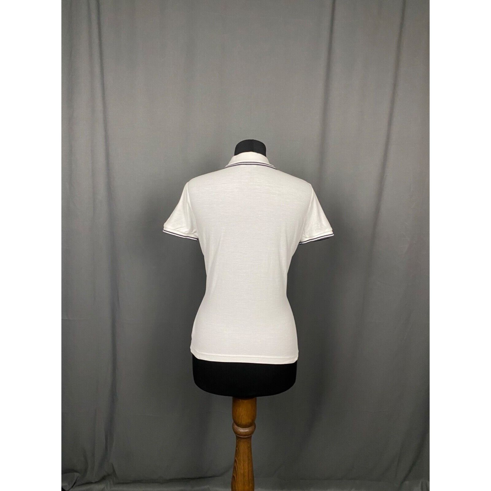 Moncler Moncler Maglia Women's White Polo T-Shirt Size XS Size XS / US 0-2 / IT 36-38 - 7 Thumbnail