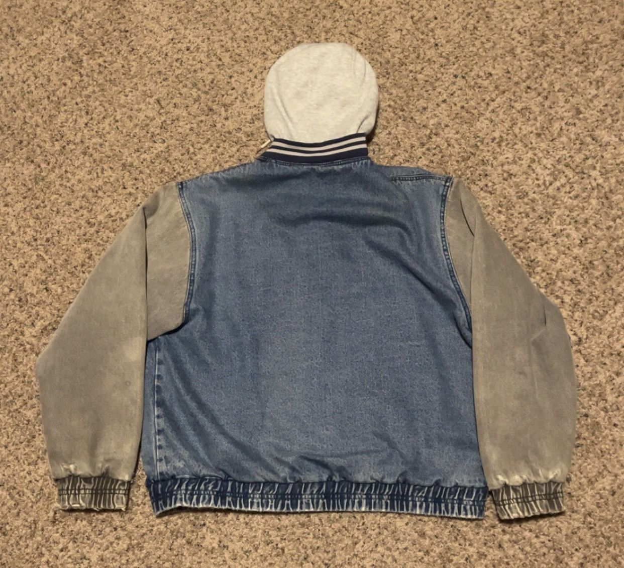 Yukon Outfitters Yukon Trail Varsity Jacket - Large Blue Cotton Size US L / EU 52-54 / 3 - 3 Thumbnail