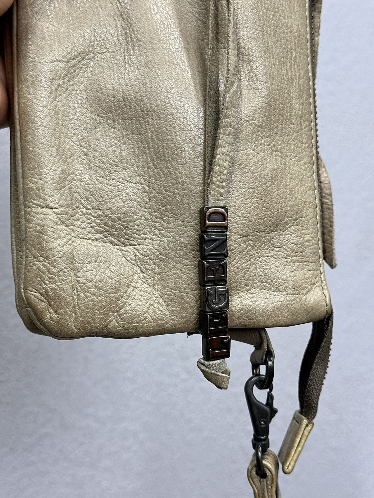 14th Addiction Vintage AS 98 Metal Zip Design Leather Bag Dolce Gabbana GOA Size ONE SIZE - 10 Thumbnail