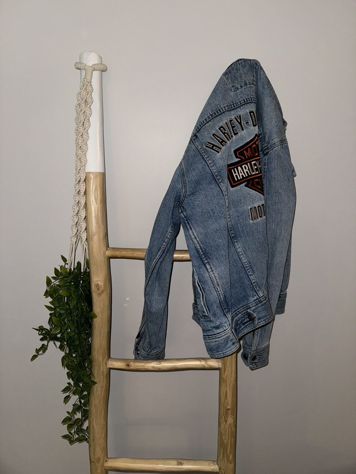 Harley Davidson Harley Davidson Denim Jean Jacket Size US M / EU 48-50 / 2 - 9 Thumbnail
