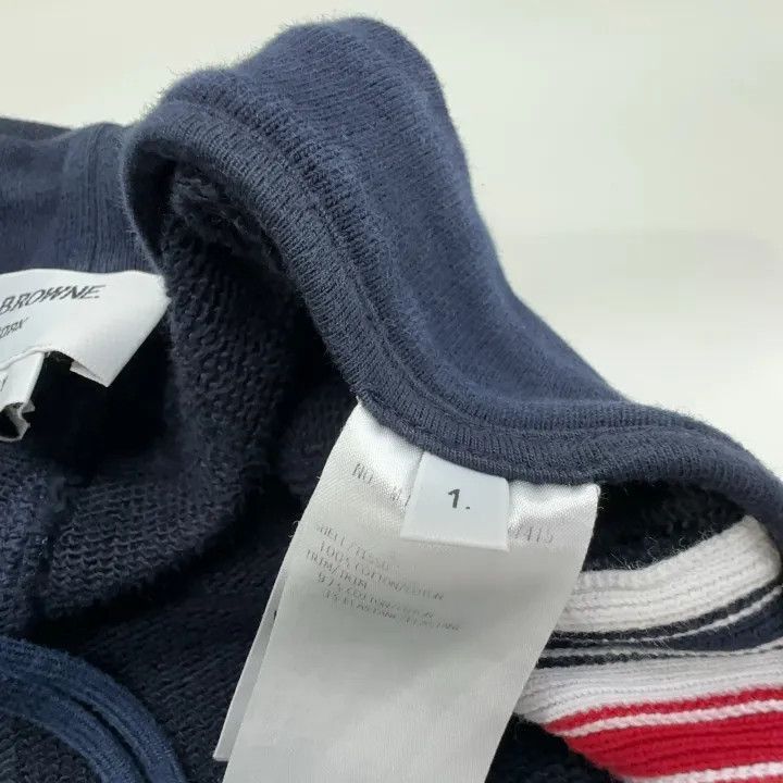 Thom Browne Thom Browne Men's Navy Sports Sweatpants -2507 Size US 26 / EU 42 - 1 Thumbnail