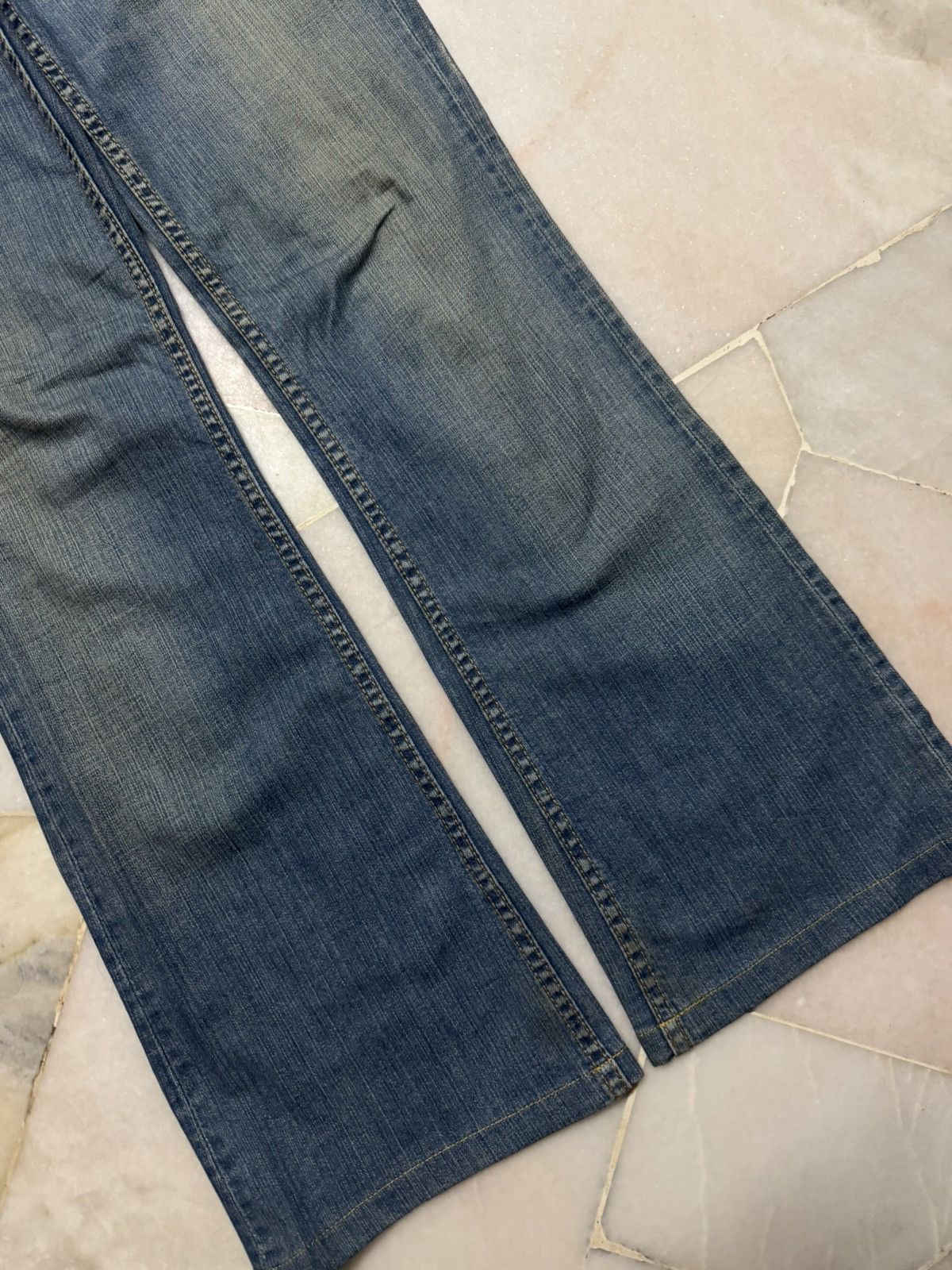 Japanese Brand 💥FLARED💥BANANA REPUBLIC RUSTY MUDWASH BUSHPANTS RARE DENIM Size US 30 / EU 46 - 6 Thumbnail