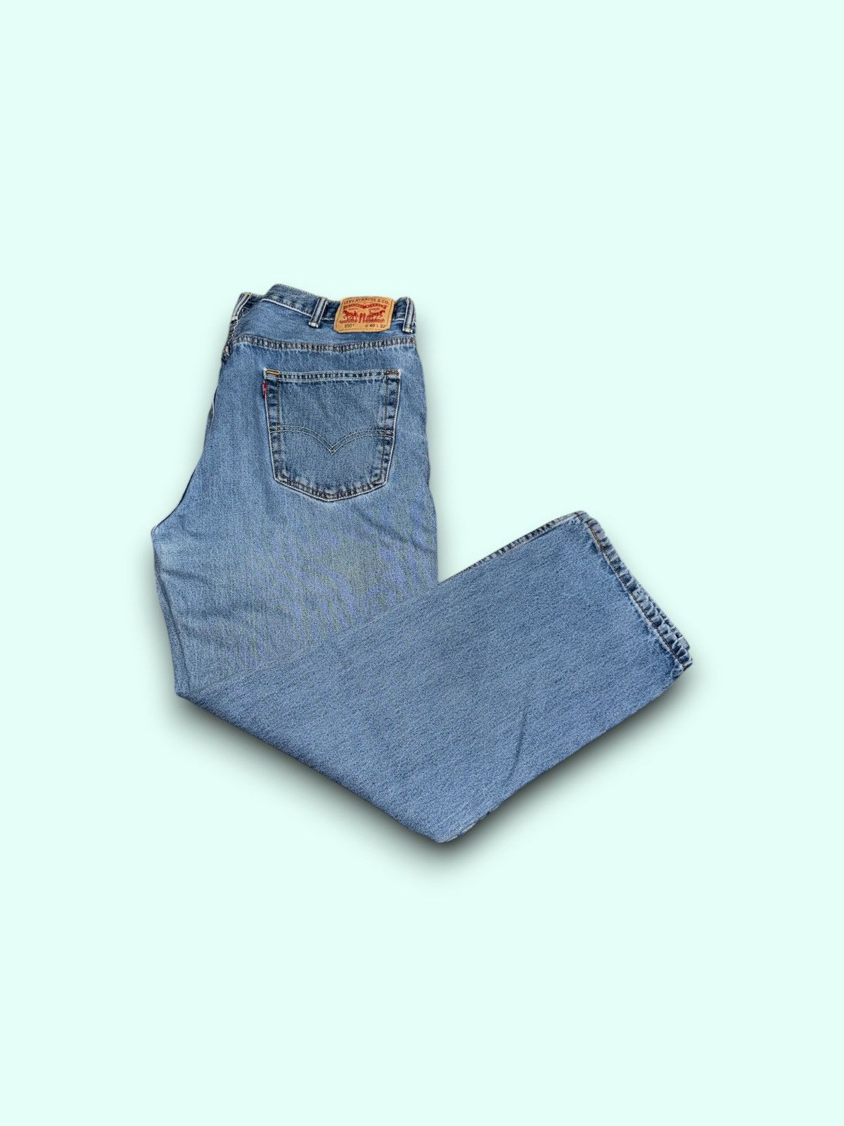 Levi's Levi's Jeans 40x32 Style 550 Blue Denim Relaxed Casual Fit Size US 40 / EU 56 - 1 Thumbnail