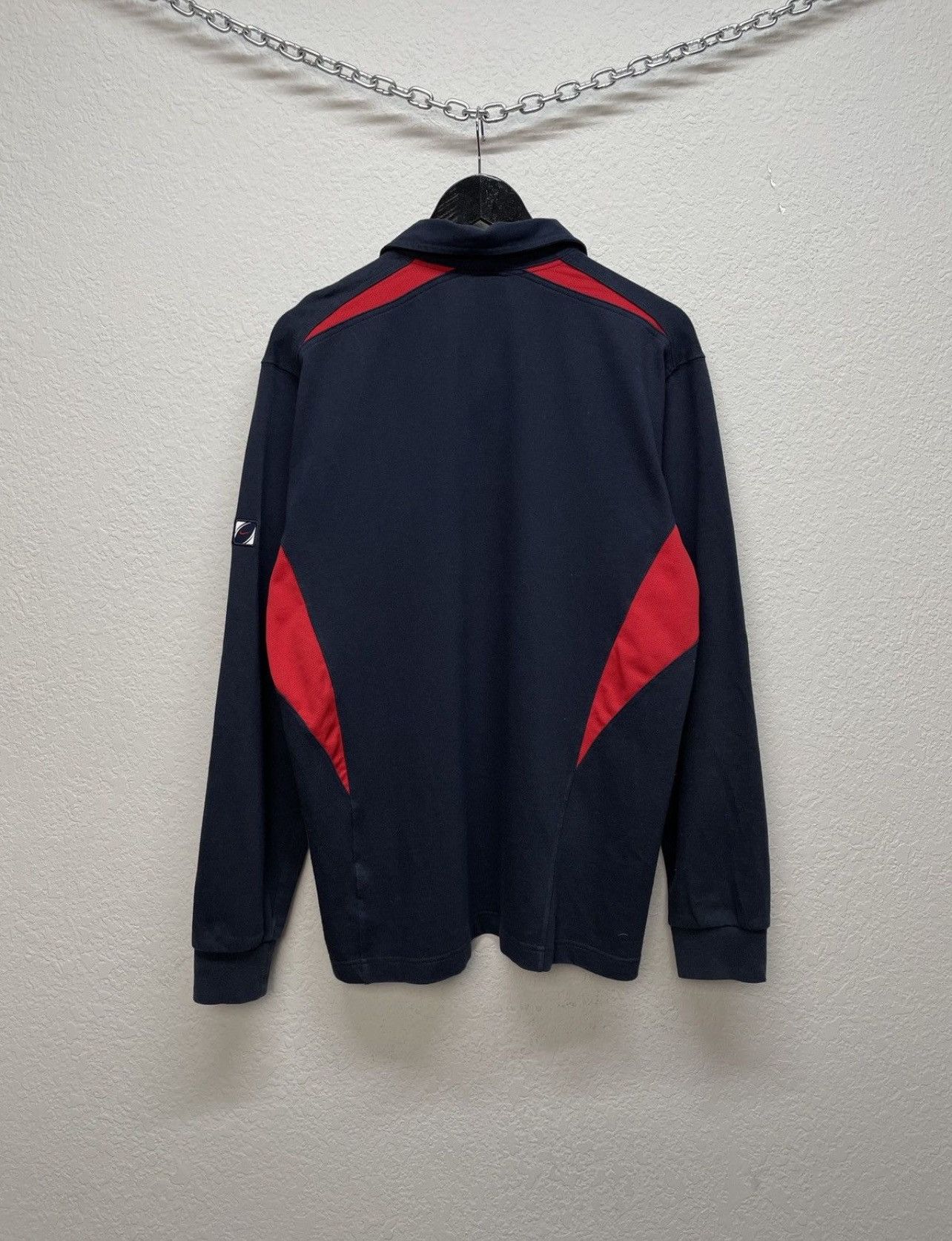 Vintage Vintage Y2K Nike England World Cup 2003 Rugby Polo Longsleve Size US L / EU 52-54 / 3 - 8 Thumbnail
