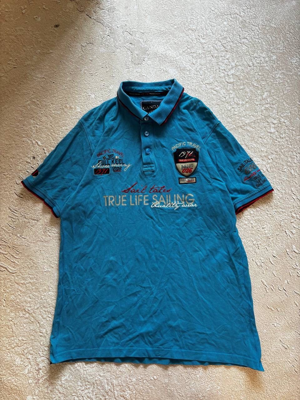 Japanese Brand × Vintage Polo Ralph Lauren style distressed polo Size US L / EU 52-54 / 3 - 1 Thumbnail