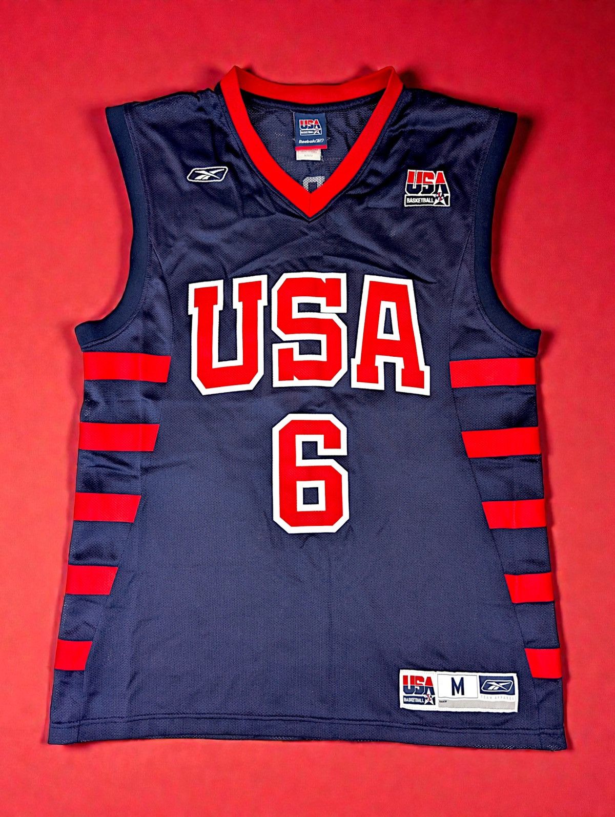 Reebok 2004 Reebok Tracy McGrady USA Basketball Team Jersey NBA M Size US M / EU 48-50 / 2 - 1 Thumbnail