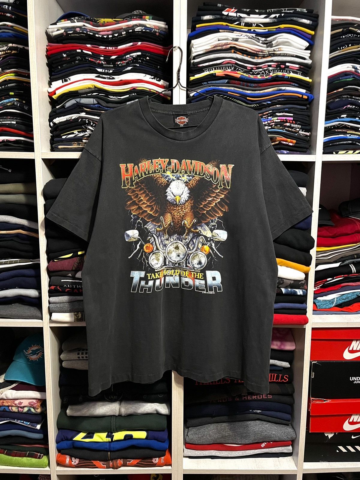 Harley Davidson Vintage 1992 Harley Davidson Eagle 3D Emblem Style 