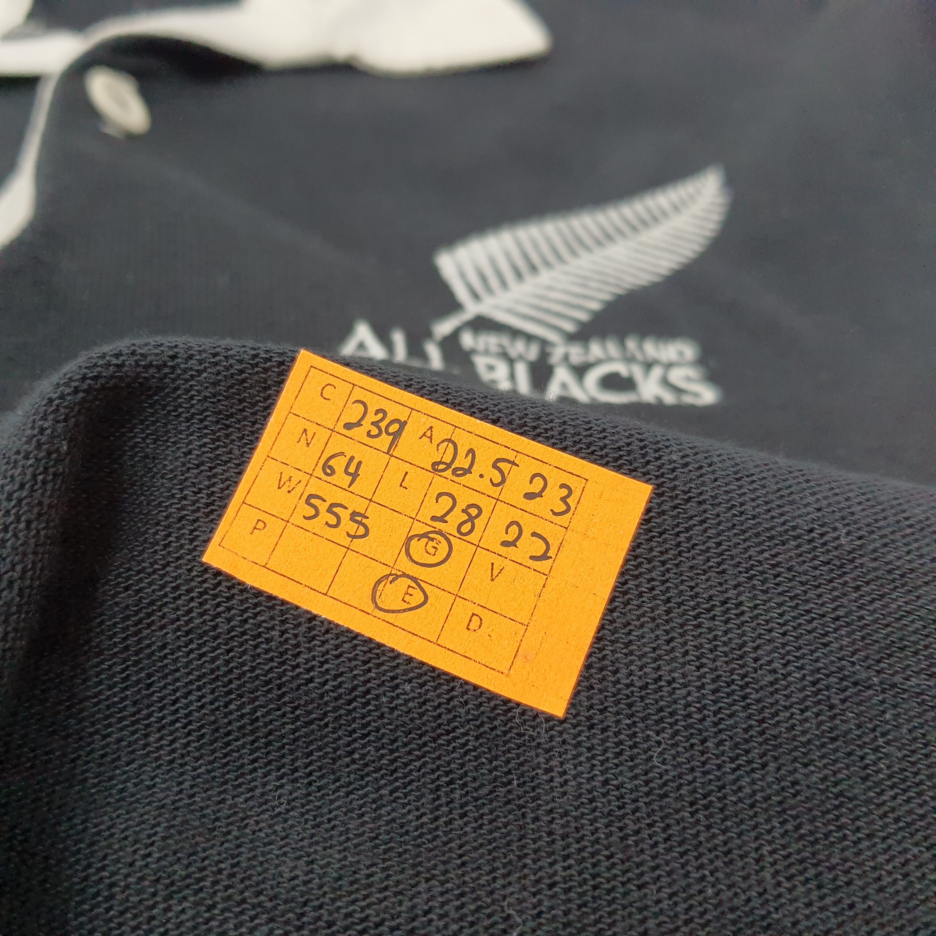 All Blacks Vintage Canterbury of New Zealand Rugby Union Polo C239N64 Size US L / EU 52-54 / 3 - 9 Thumbnail