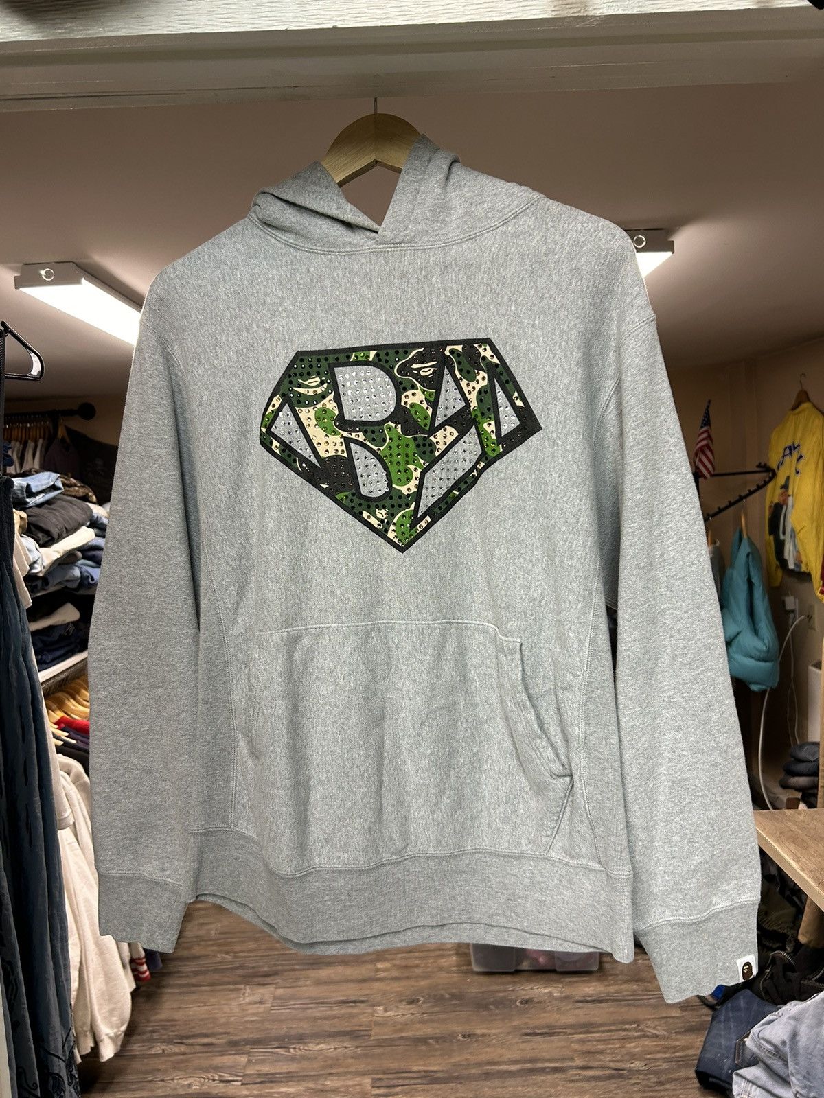 Bape Swarovski Bapeman Pullover Hoodie Size US M / EU 48-50 / 2 - 1 Thumbnail